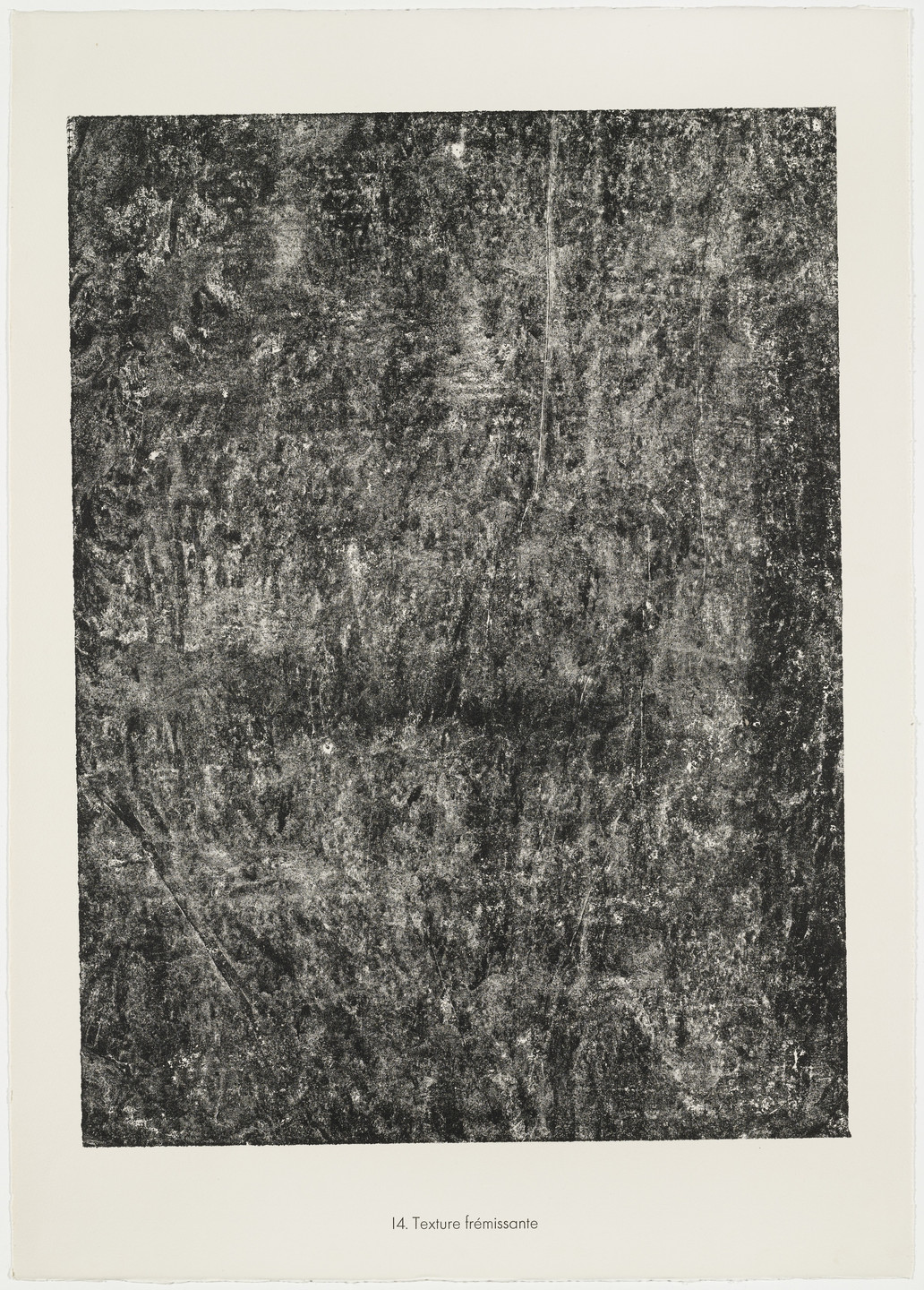 Jean Dubuffet. Quivering Texture (Texture frémissante) from the portfolio Soil, Earth (Sols, terres) from Phenomena (Les Phénomènes). 1959