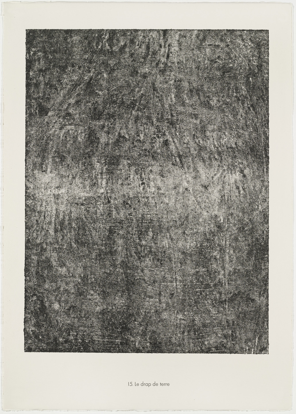 Jean Dubuffet. Sheet of Earth (Le drap de terre) from the portfolio Soil, Earth (Sols, terres) from Phenomena (Les Phénomènes). 1959