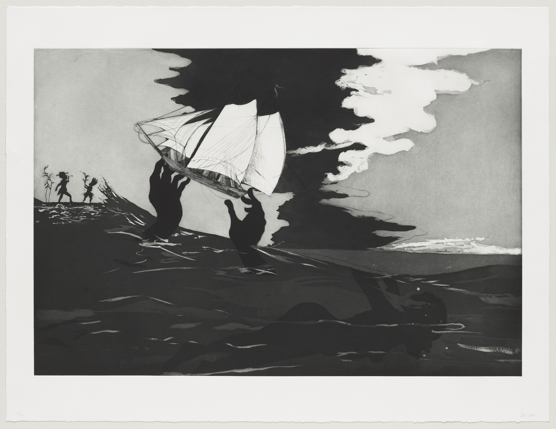Kara Walker. no world from An Unpeopled Land in Uncharted Waters. 2010