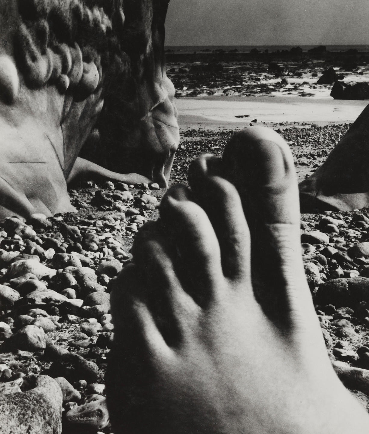 Bill Brandt. Vastérival Beach, Normandy. 1954