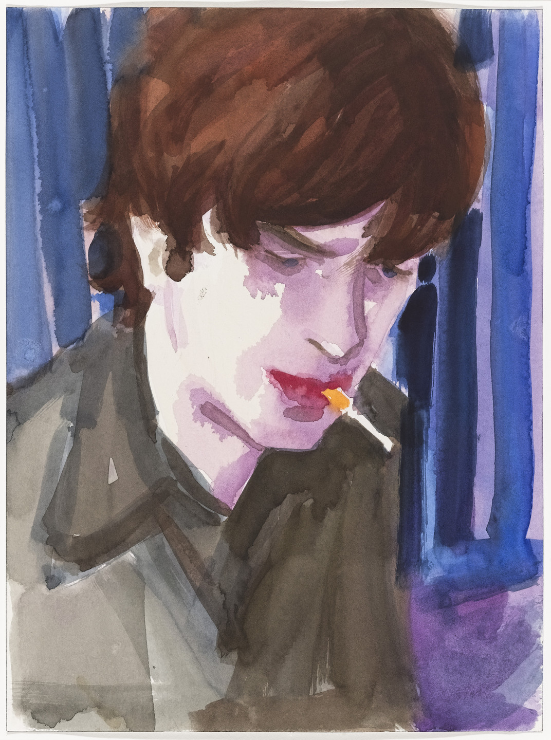Elizabeth Peyton. Matthew Smoking. (1997)