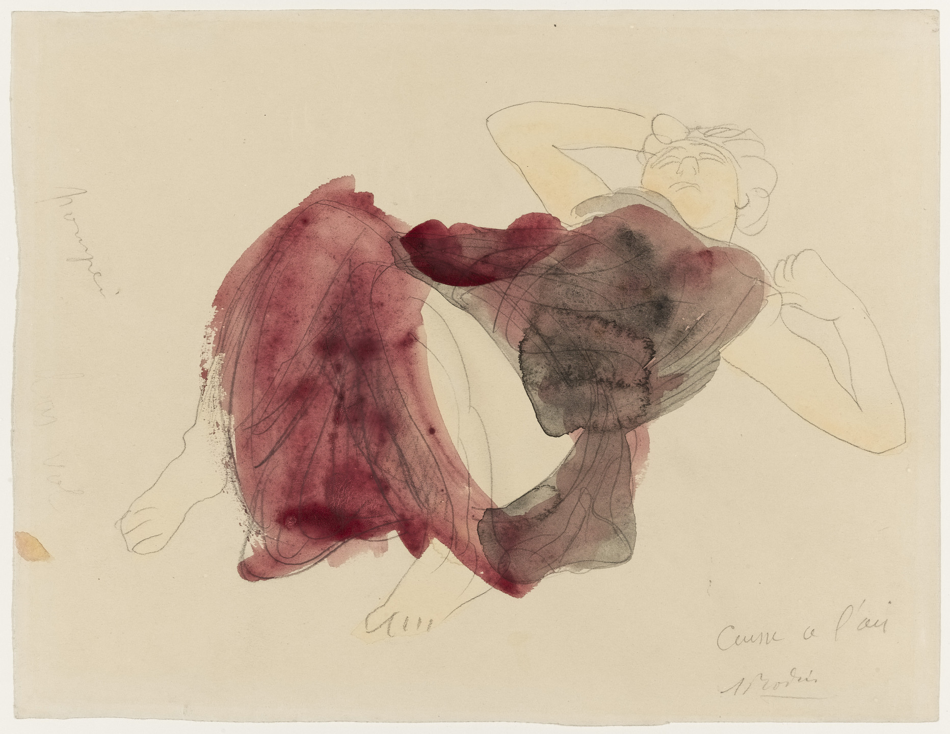 Auguste Rodin. Reclining Woman. c. 1900–06