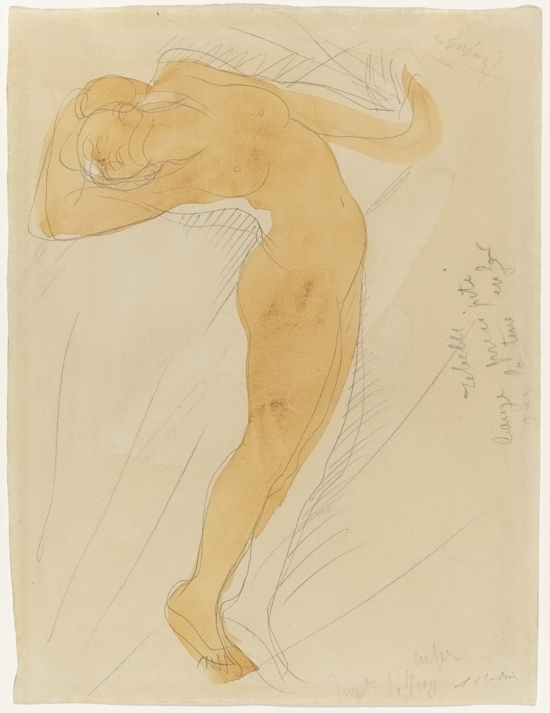 Auguste Rodin. Stretching Figure. c. 1900-1906