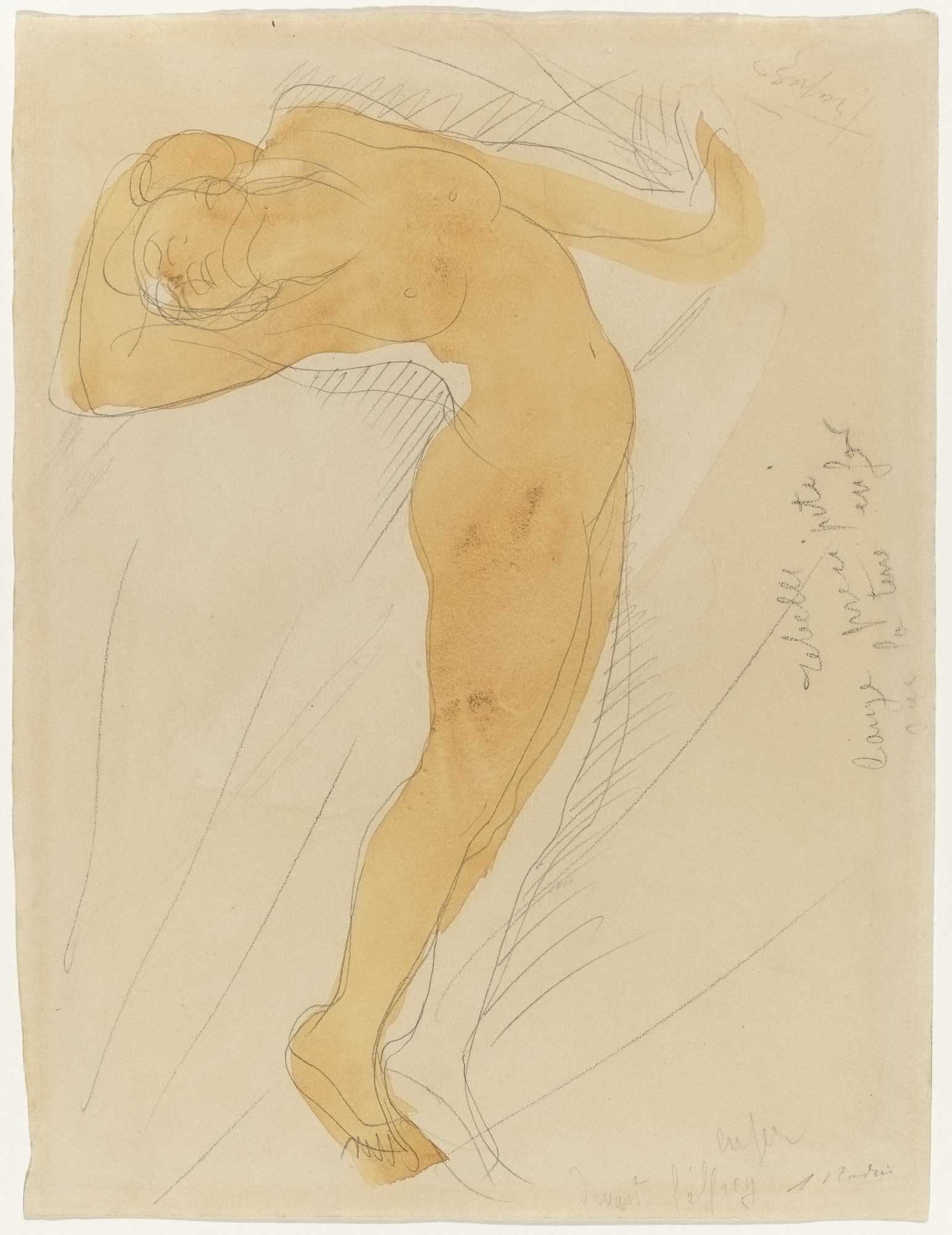 Auguste Rodin. Stretching Figure