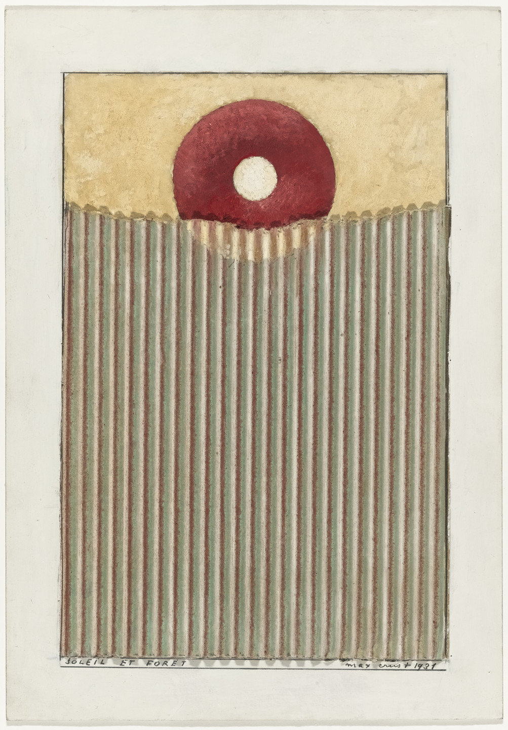Max Ernst. Sun and Forest (Soleil et forêt). 1931