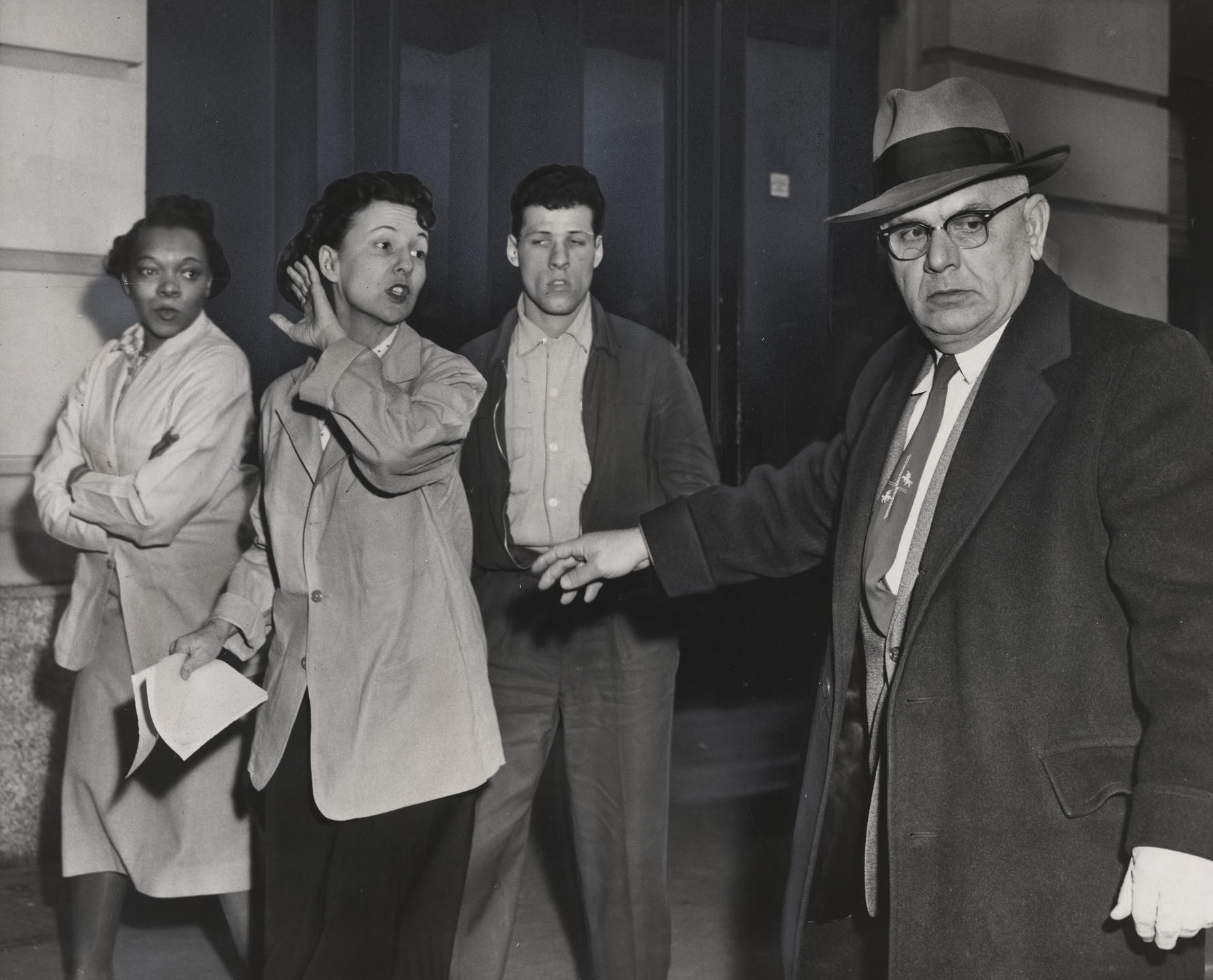 Neal Boenzi/The New York Times. U.S. Removes Worker Files. March 30, 1956