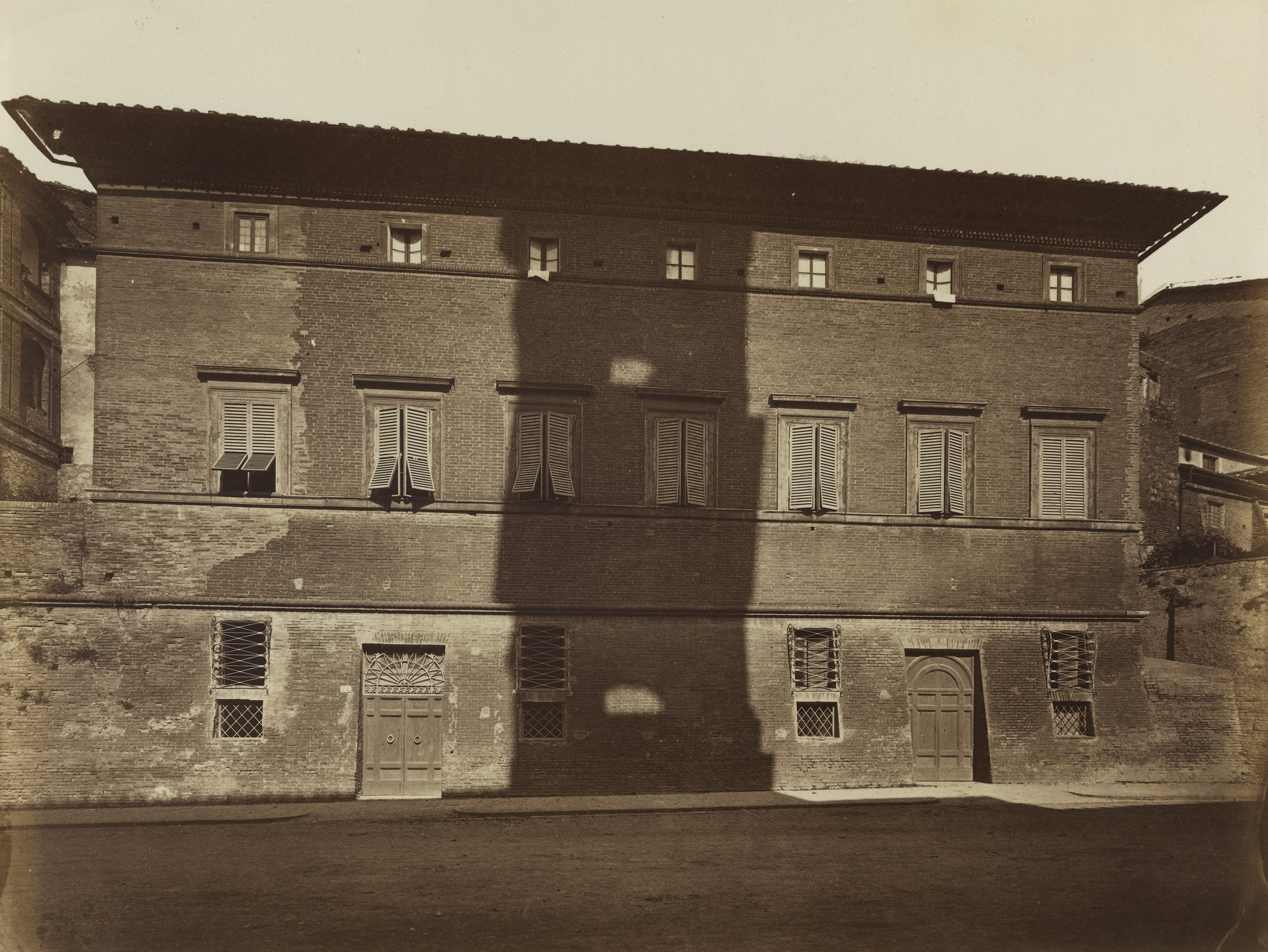 Paolo Lombardi. Casa Pollini, Siena, by Peruzzi. c. 1880
