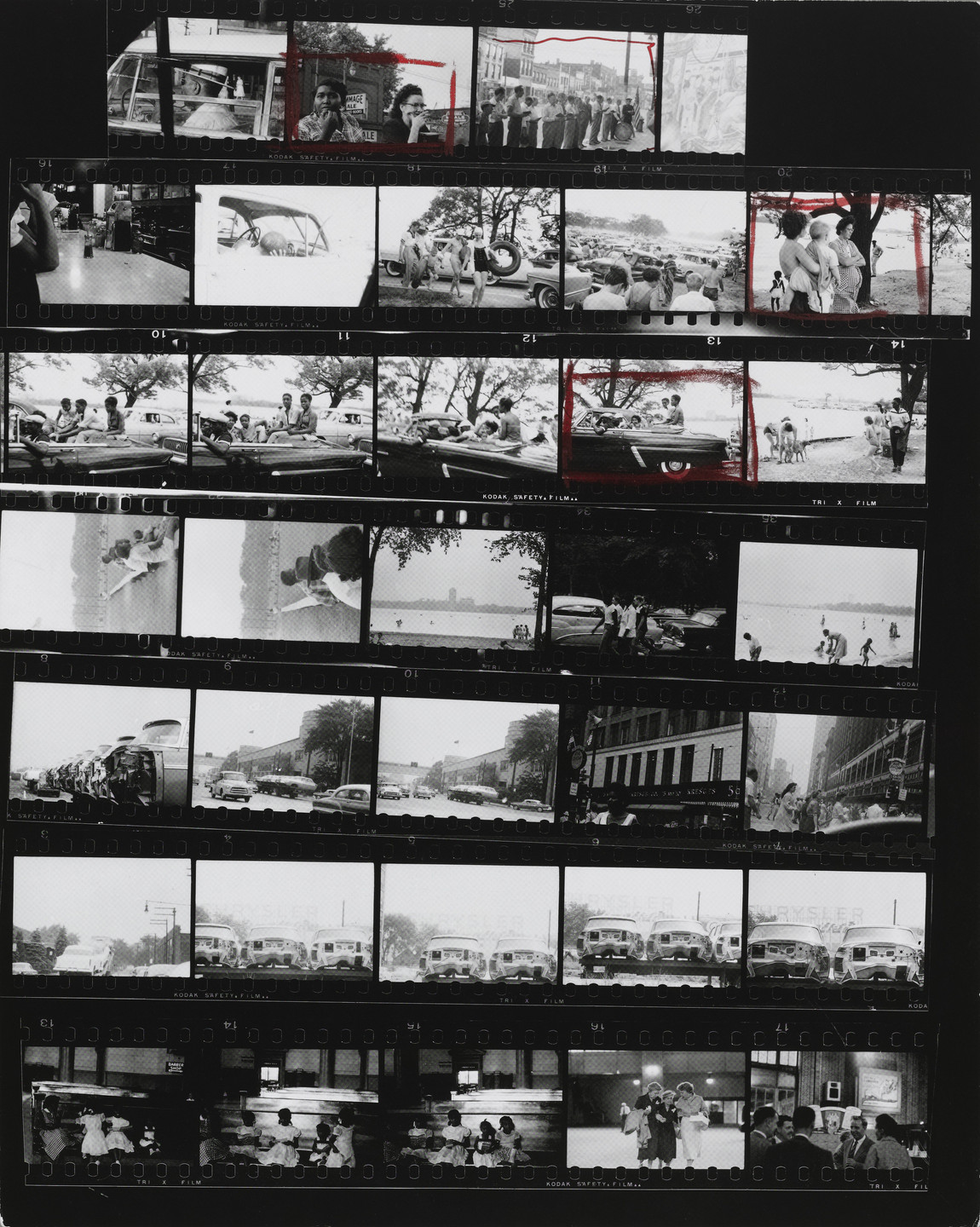 Robert Frank. The Americans, 81 contact sheets. 2009 | MoMA Robert Frank. The Americans, 81 contact sheets. 2009 | MoMA