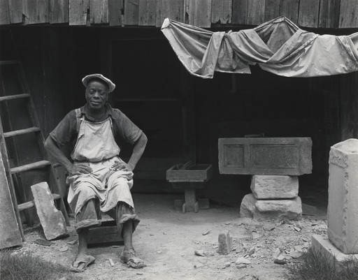 Edward Weston. William Edmondson, Sculptor, Nashville, Tennessee. 1941