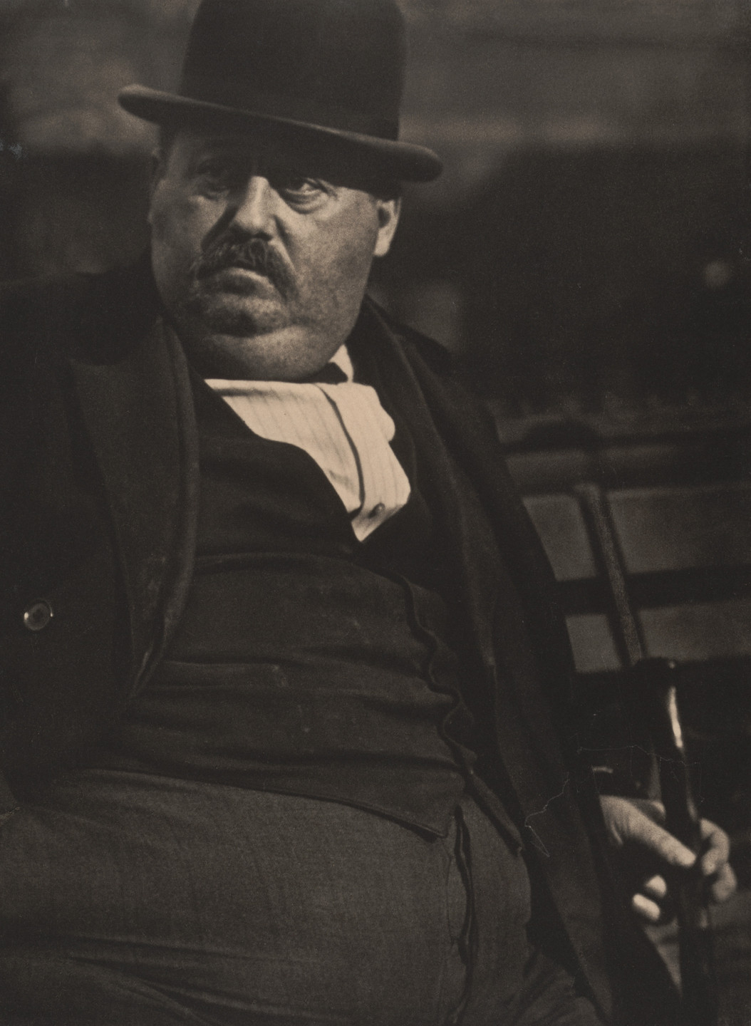Paul Strand. Man in a Derby. 1916
