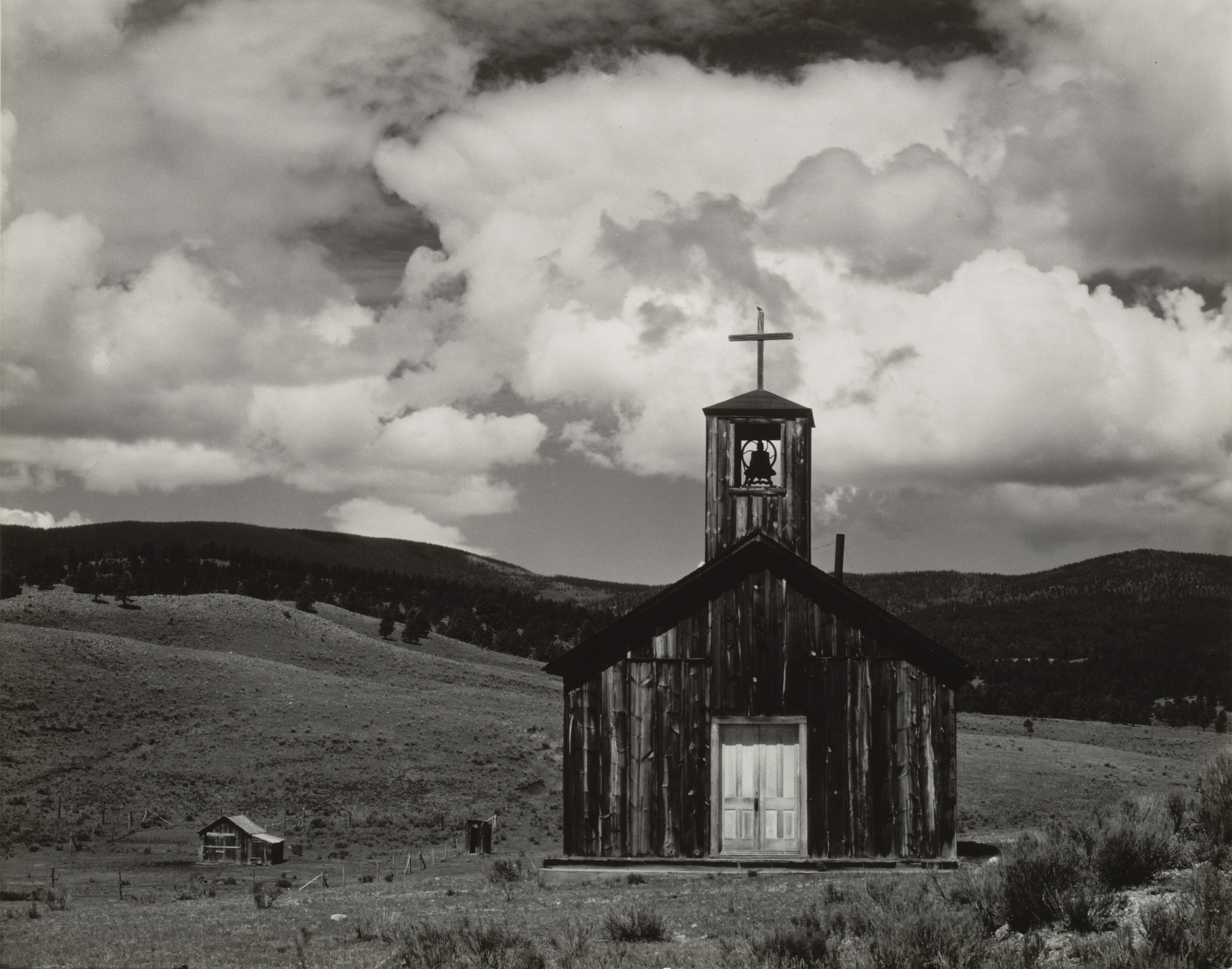 Edward Weston. Church at "E" Town, New Mexico