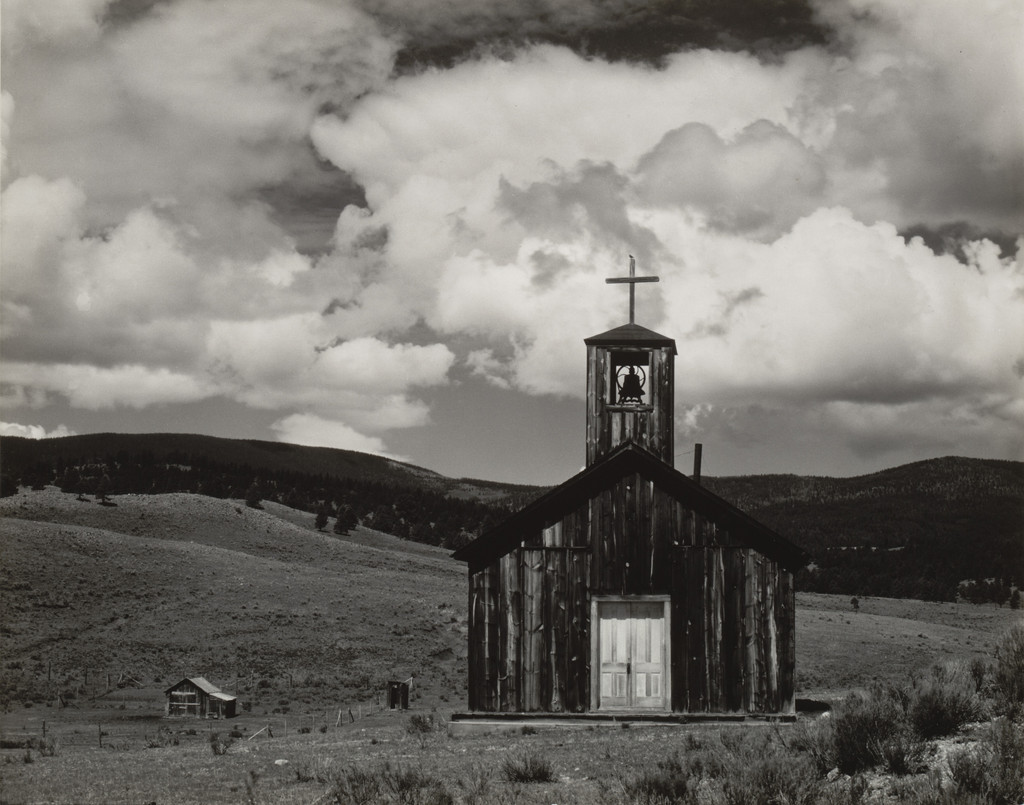 Church at "E" Town, New Mexico