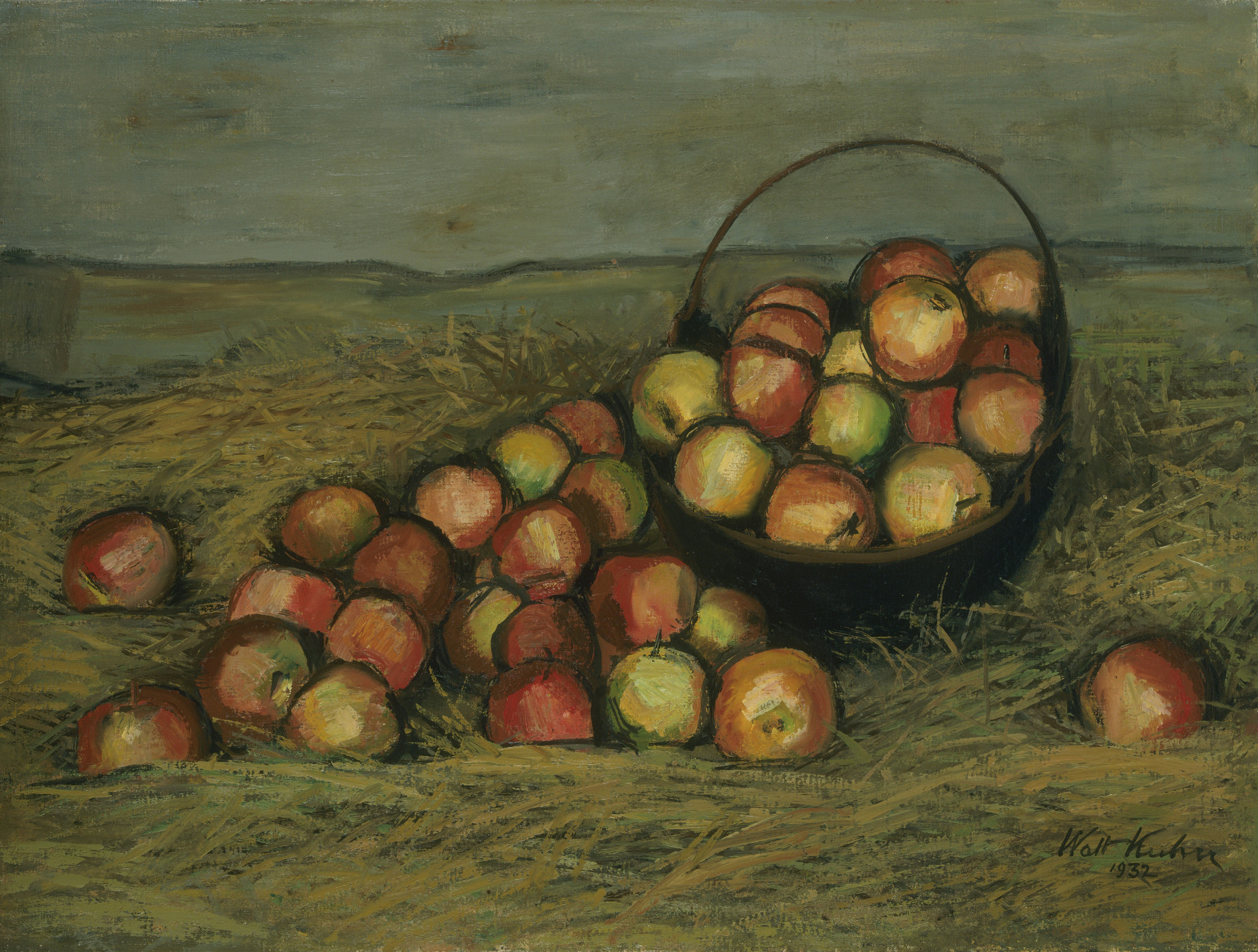 Walt Kuhn. Apples in the Hay. 1932