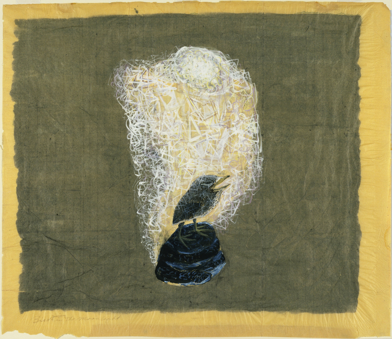 Morris Graves. Bird Singing in the Moonlight. 1938–39
