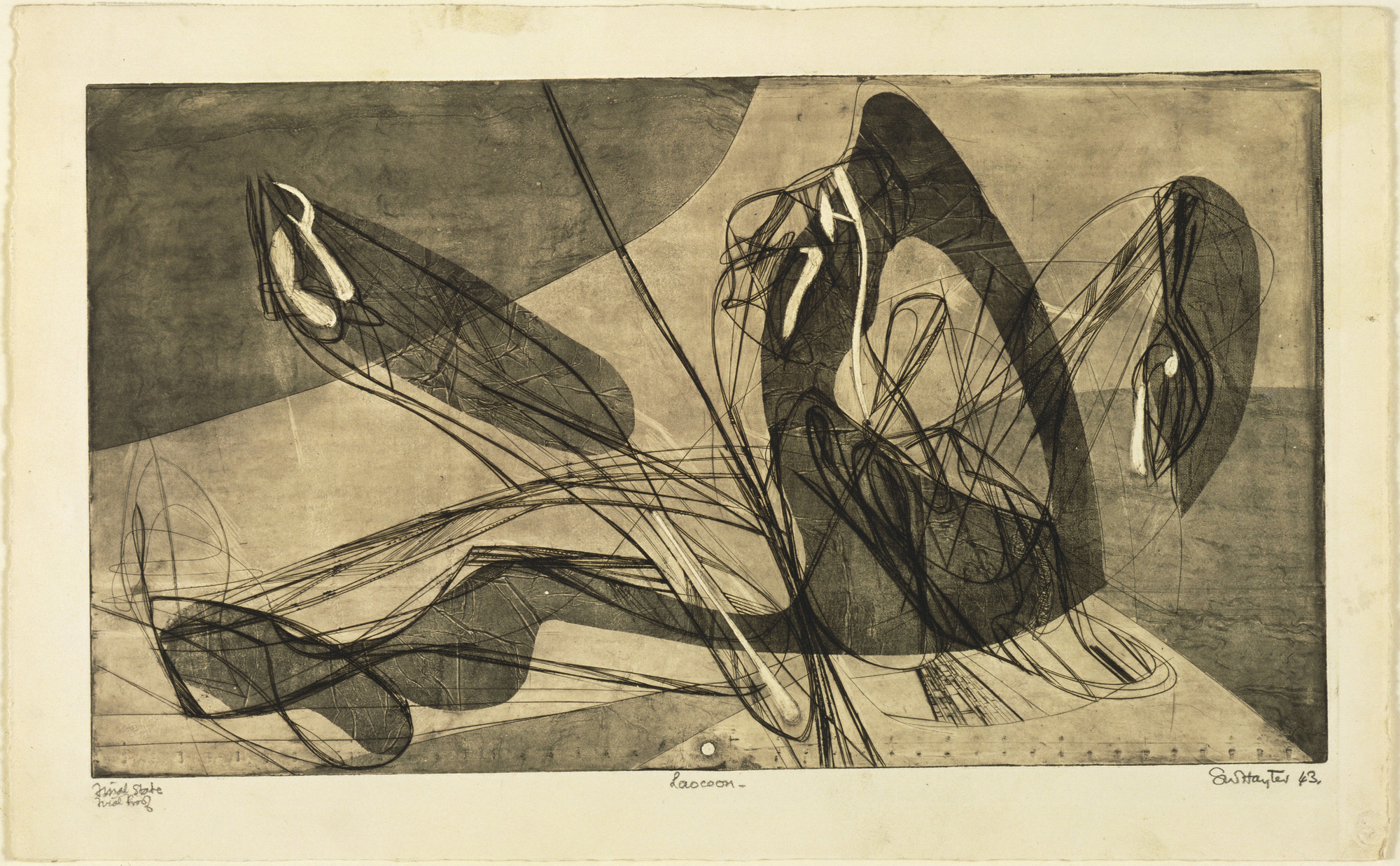 Stanley William Hayter. Laocoön. 1943