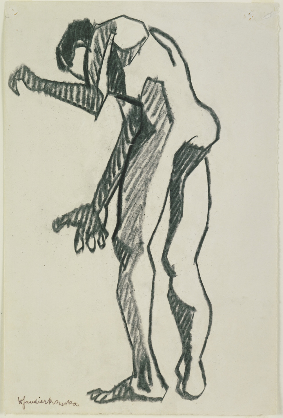 Henri Gaudier-Brzeska. Standing Nude. 1913