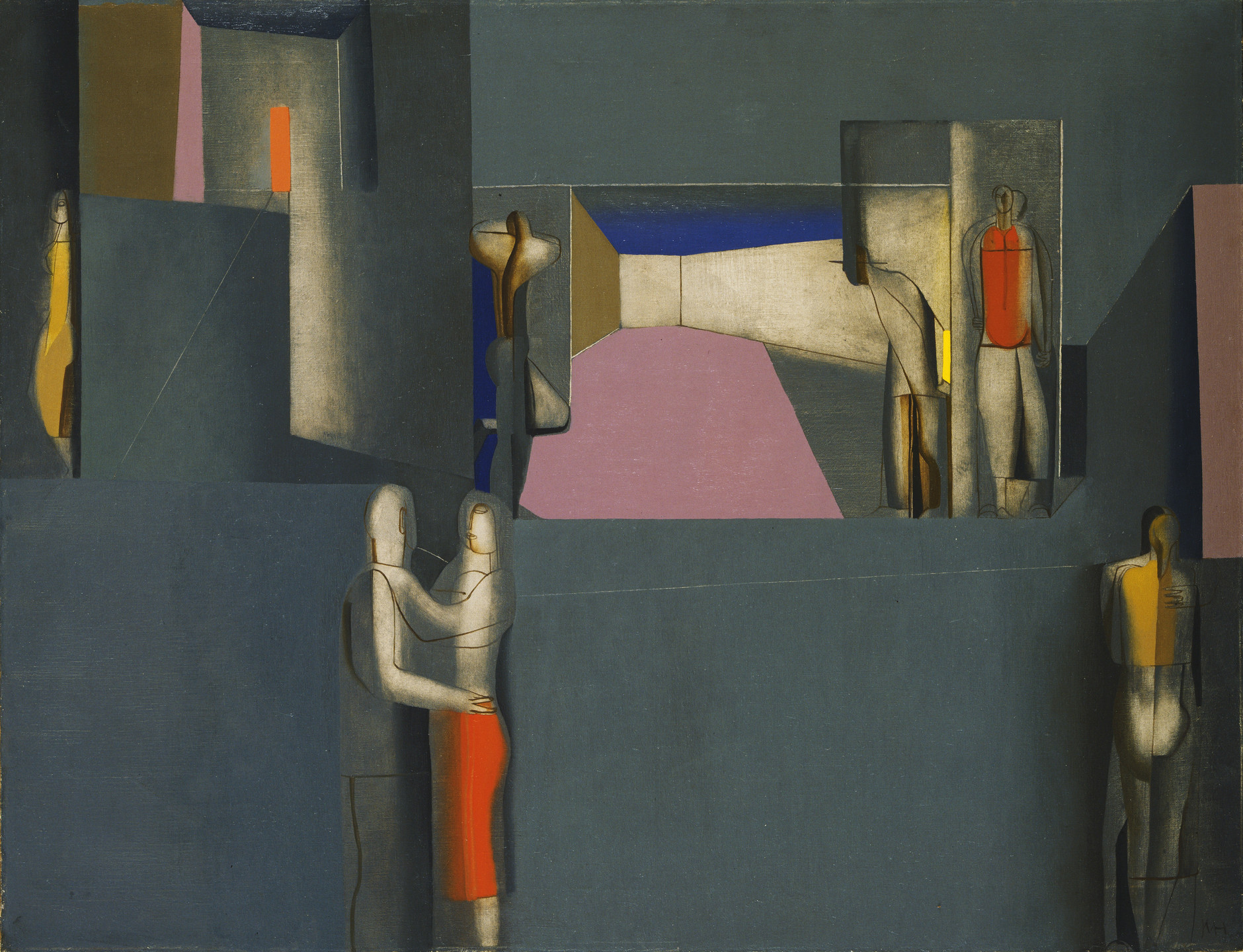 Joseph Mellor Hanson. Nocturnal Encounters. 1949