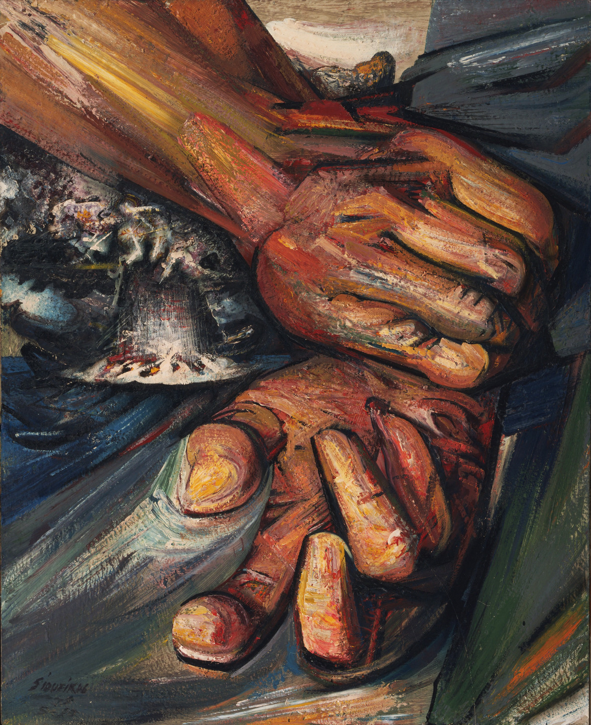David Alfaro Siqueiros. Hands. 1949