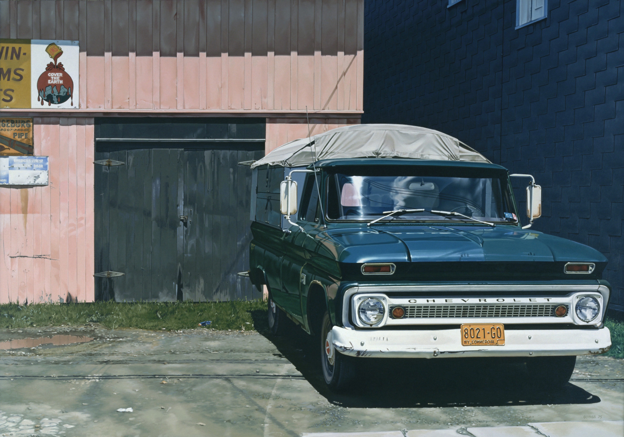 Ralph Goings. Sherwin Williams Chevy. 1975