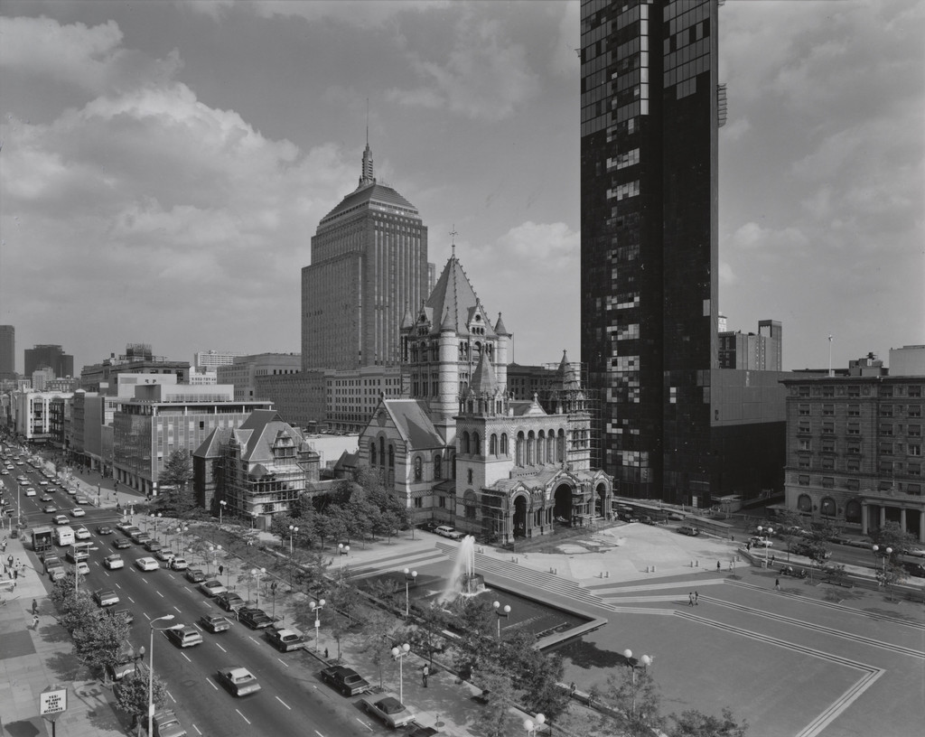 View of Copley Square, Boston, Nicholas Nixon, 1974