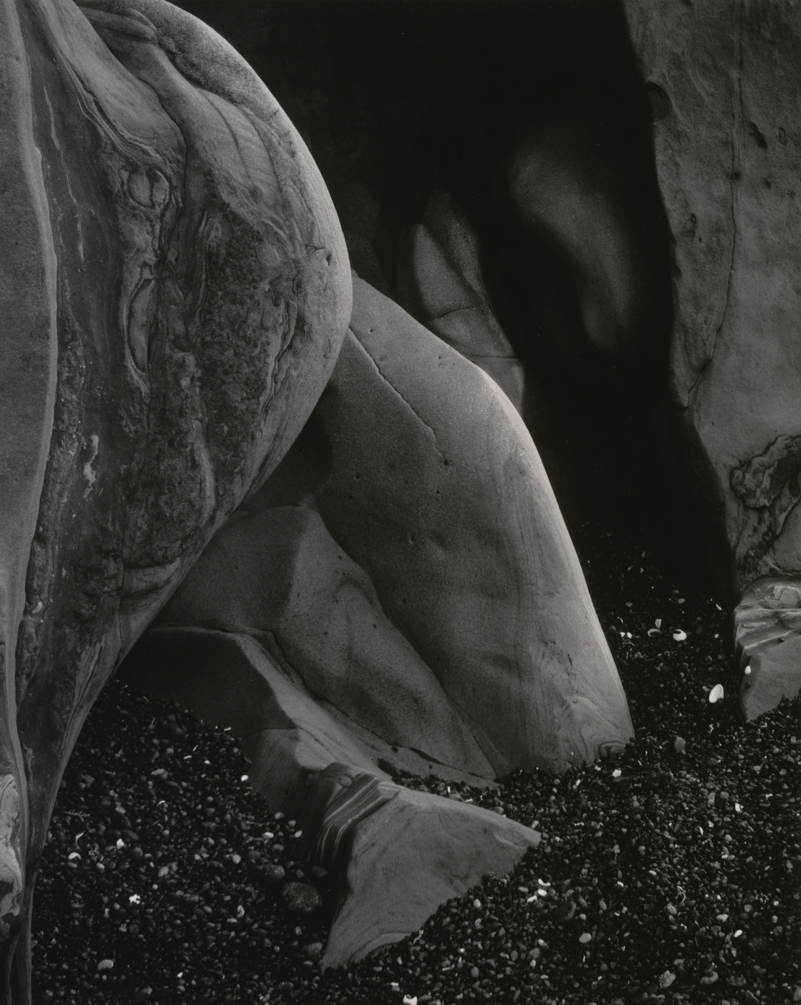 Edward Weston. Eroded Rock, Point Lobos