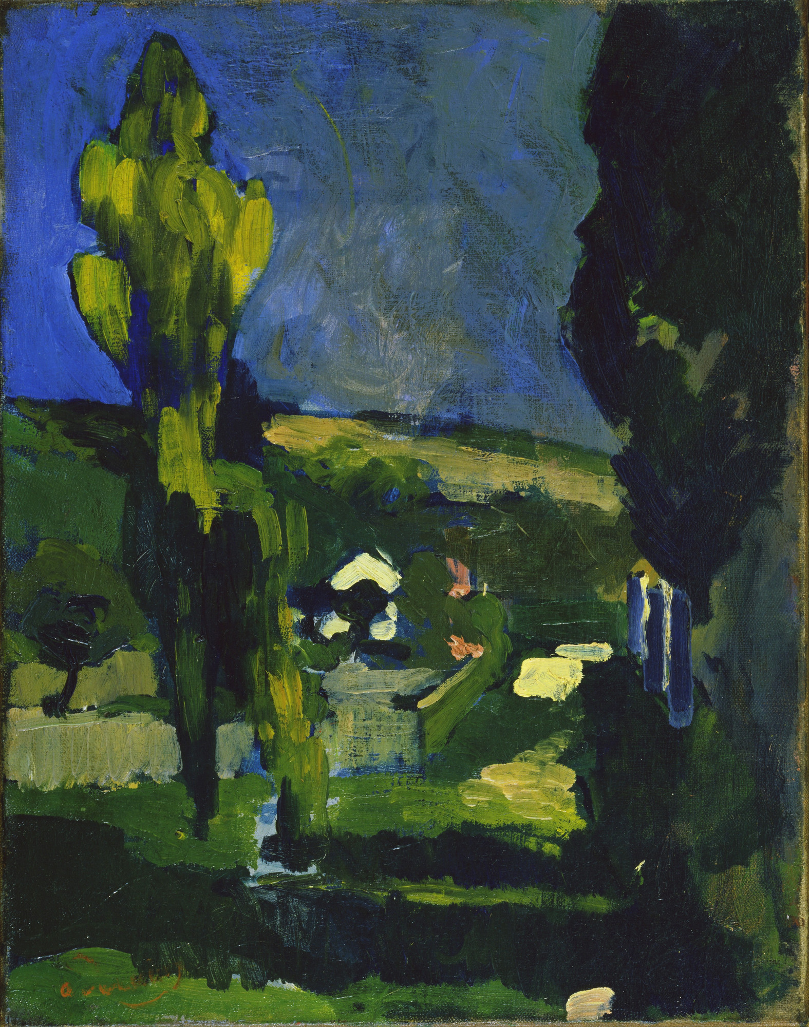 André Derain. Poplars. c. 1900 | MoMA