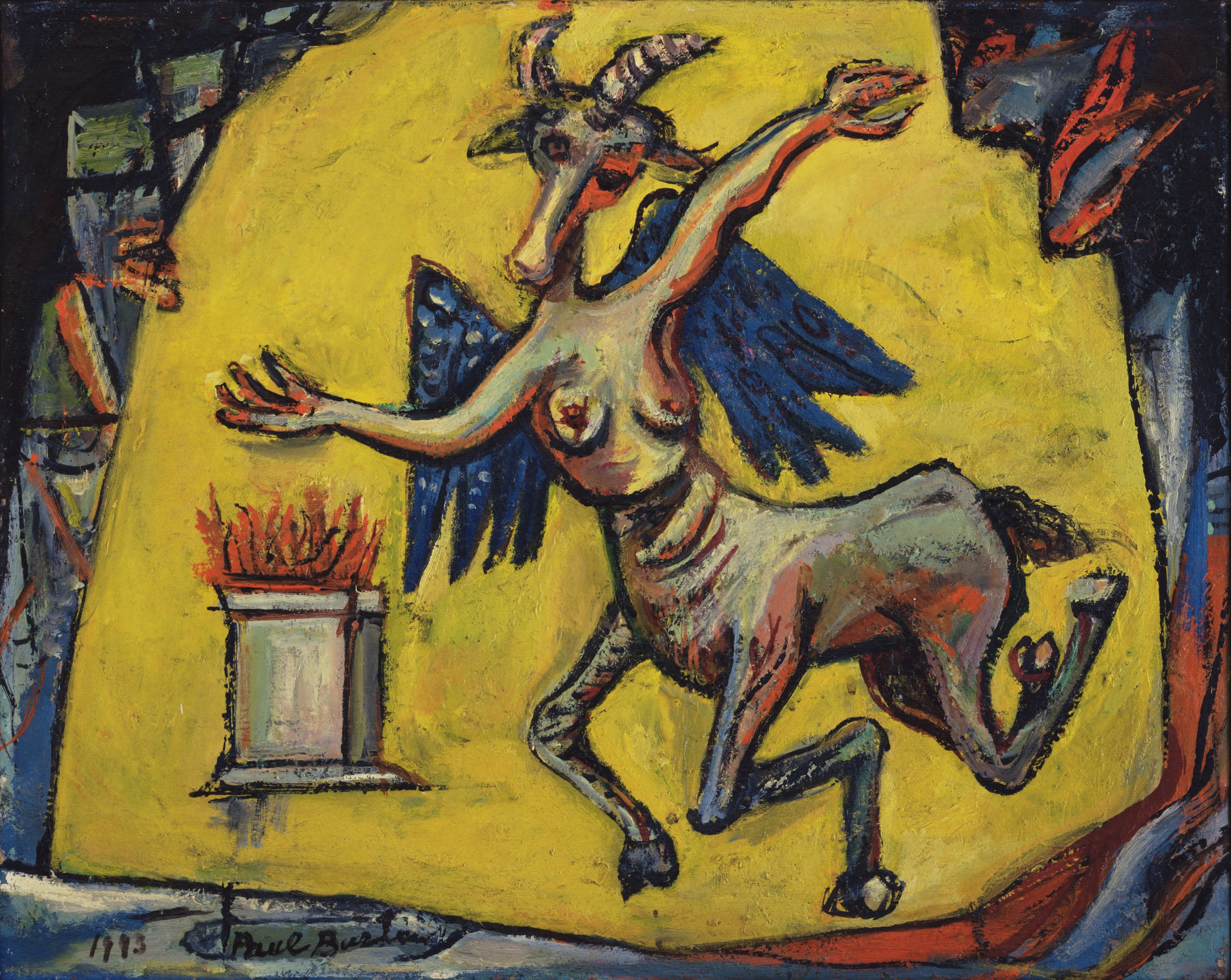 Paul Burlin. Fallen Angel. 1943