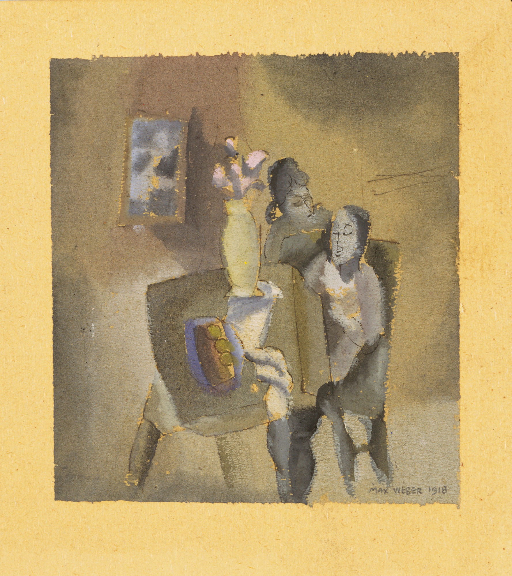 Max Weber. Interior with Figures