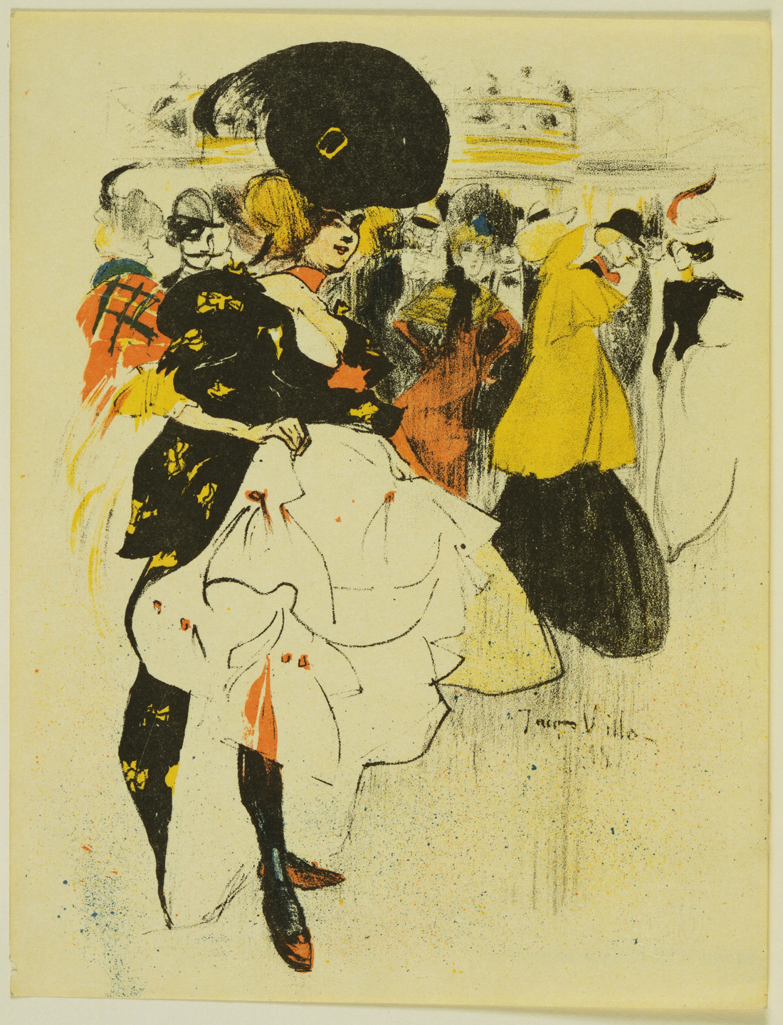 Jacques Villon. Dancer at the Moulin Rouge (Danseuse au Moulin Rouge). 1899