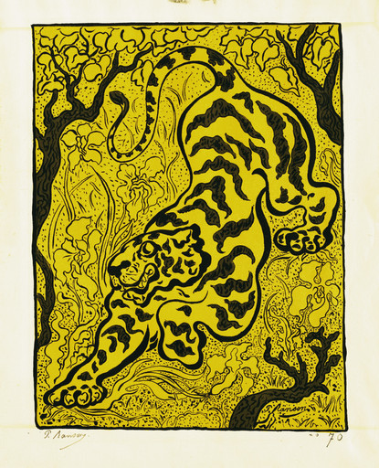 Tigre dans les jungles (Tiger in the Jungle) from L'Estampe originale (The Original Print ), no. I