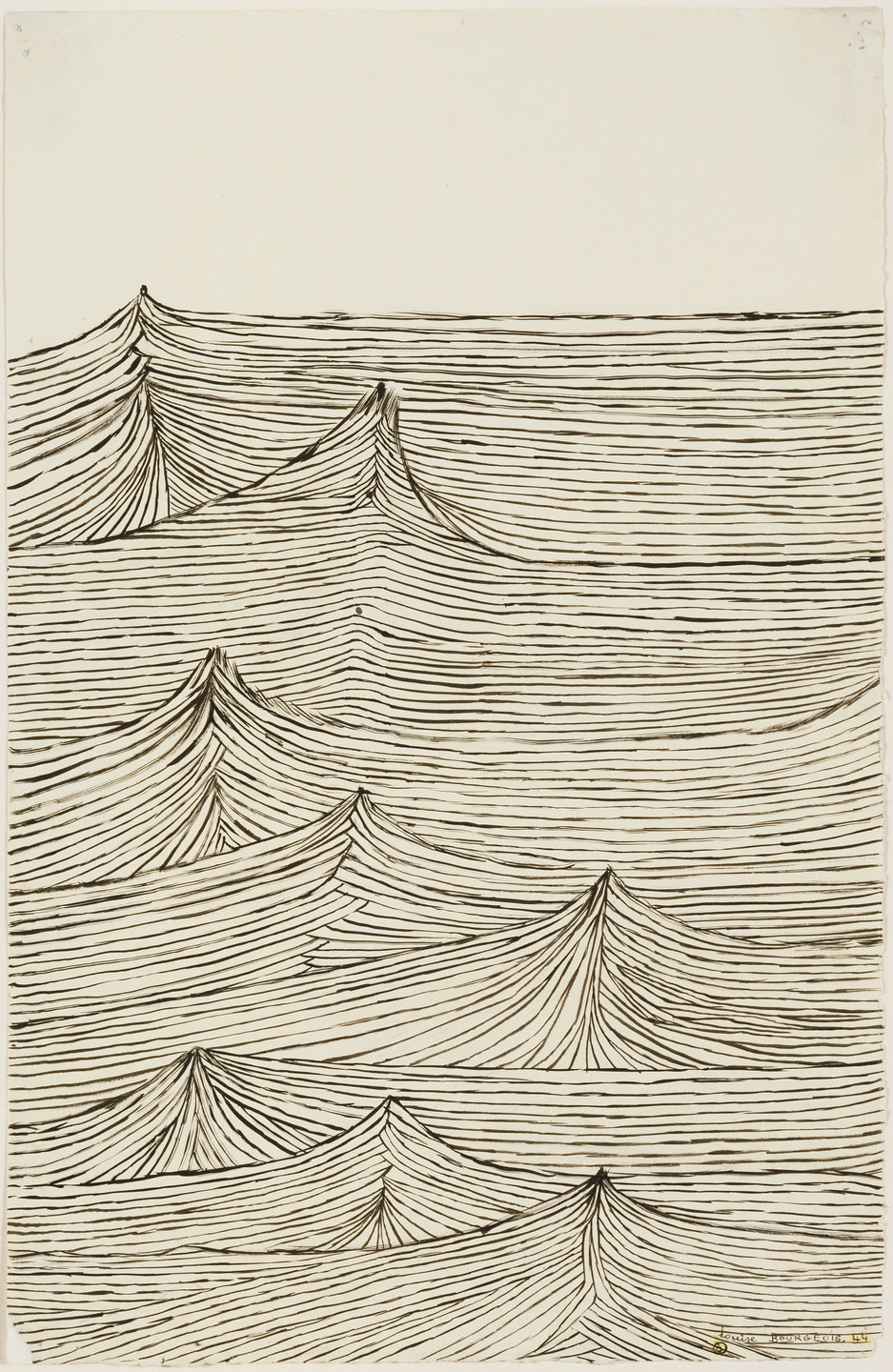 Louise Bourgeois. Throbbing Pulse. 1944