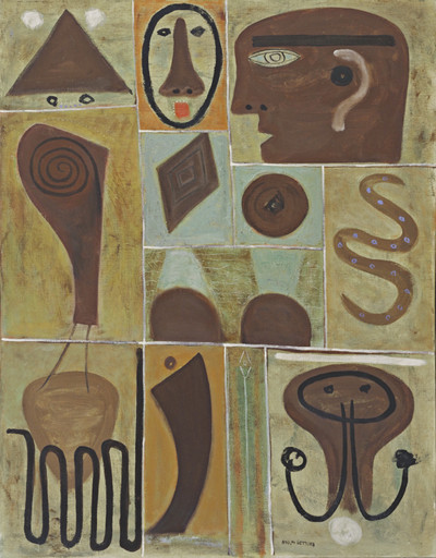 Adolph Gottlieb. Chrome Yellow, Green Disc. 1966 | MoMA