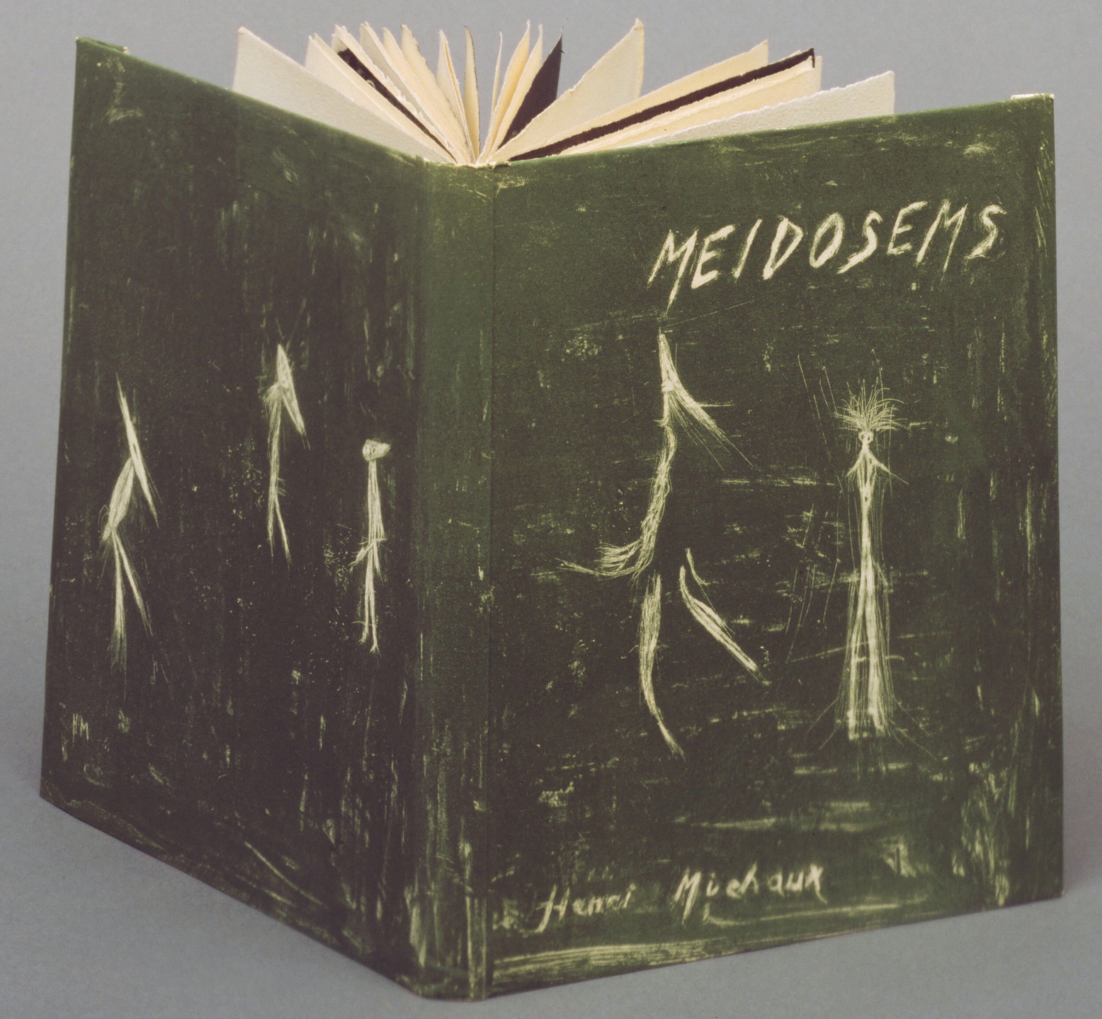 Henri Michaux. Wrapper from Meidosems. 1948
