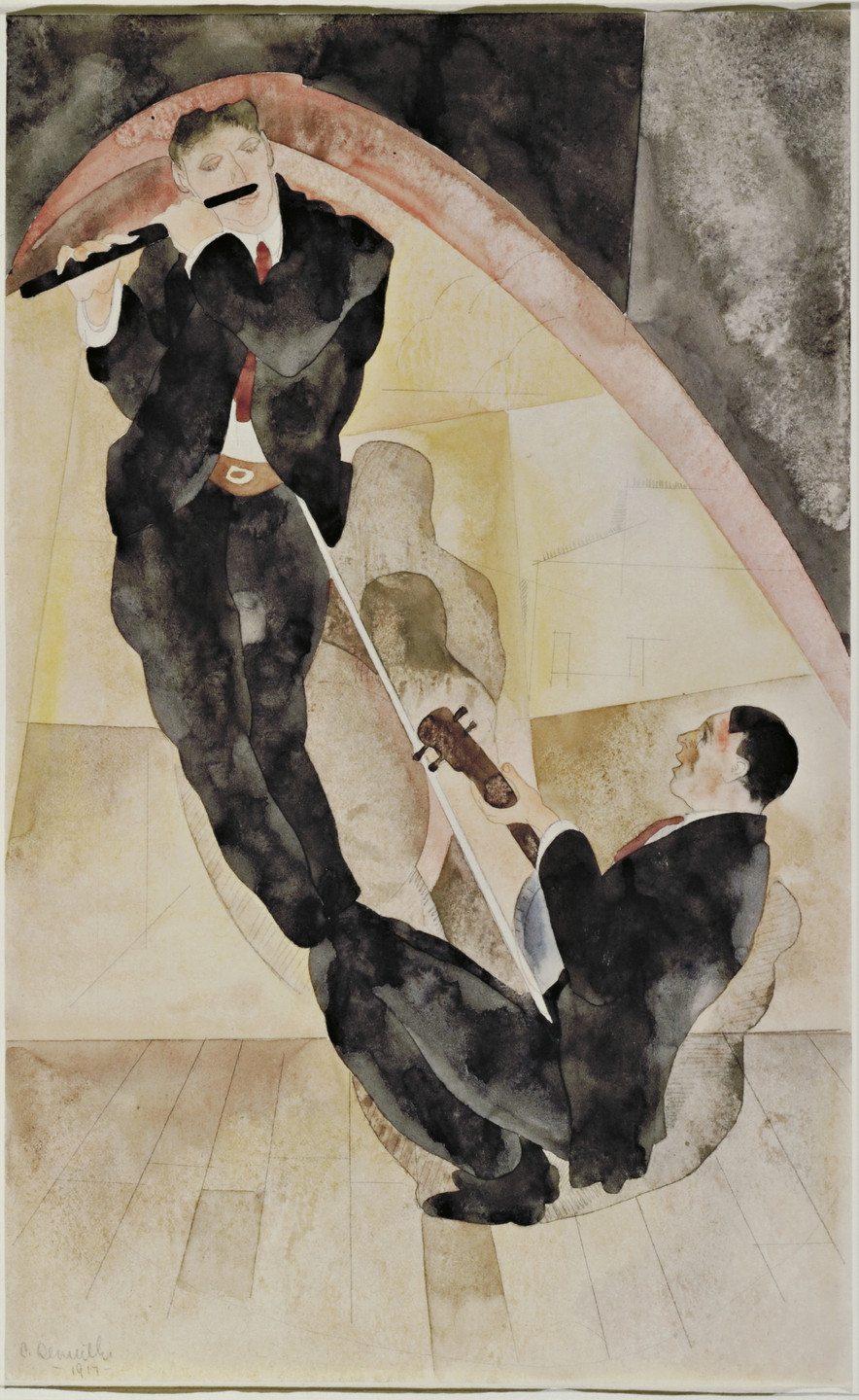 Charles Demuth. Vaudeville Musicians. 1917