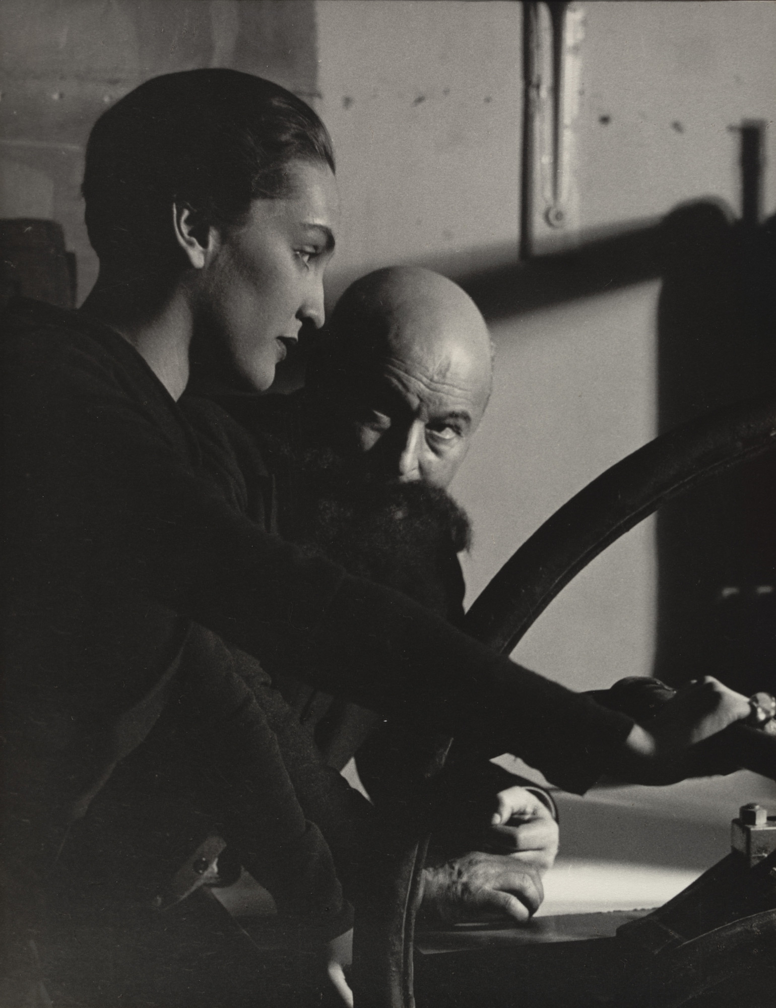 Man Ray (Emmanuel Radnitzky). The Etchers (Meret Oppenheim and Louis Marcoussis)