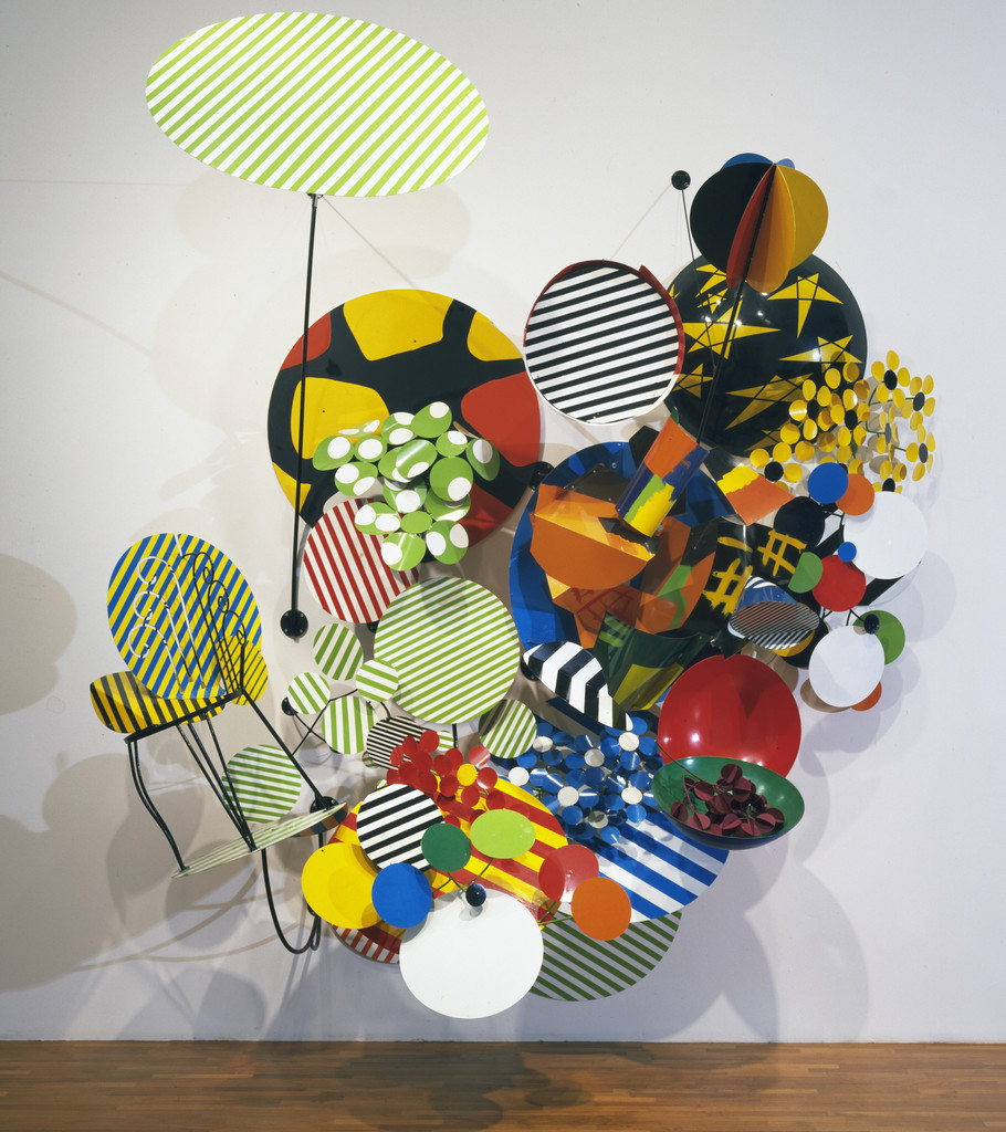 Blue Vase with Nasturtiums