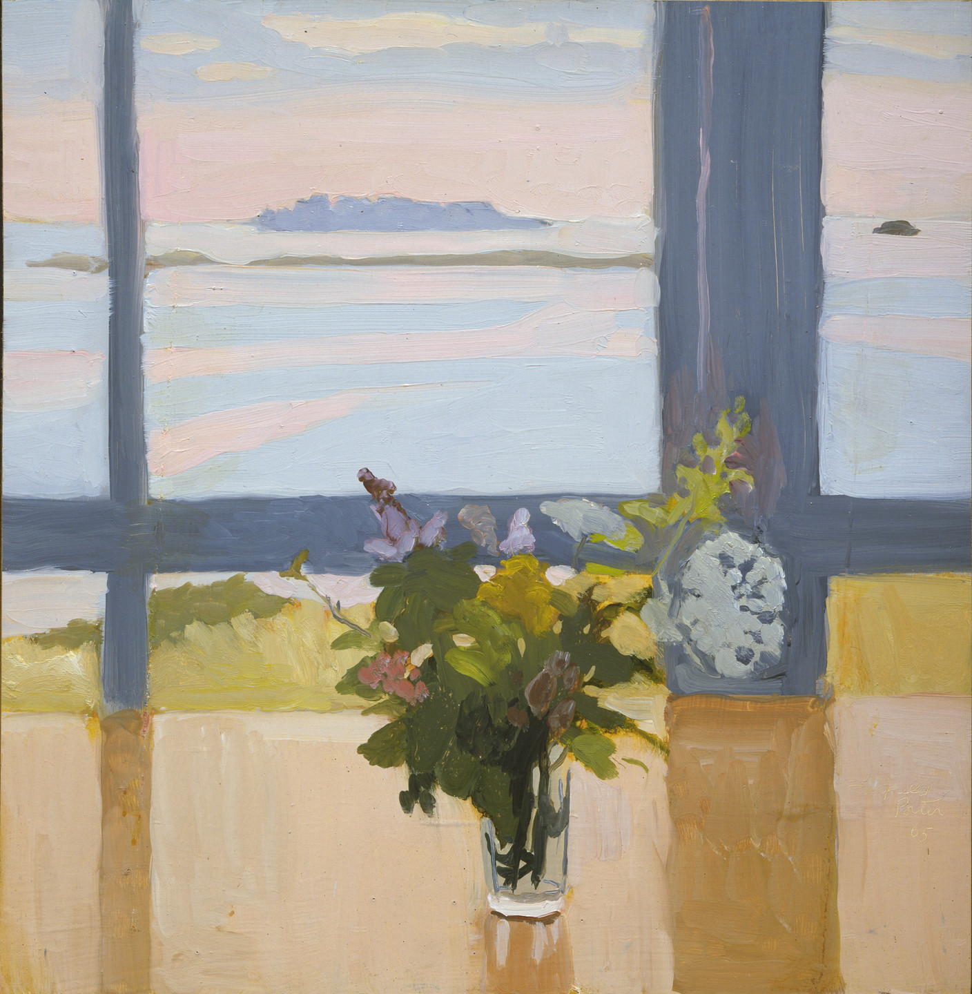 Fairfield Porter. Flowers by the Sea. 1965