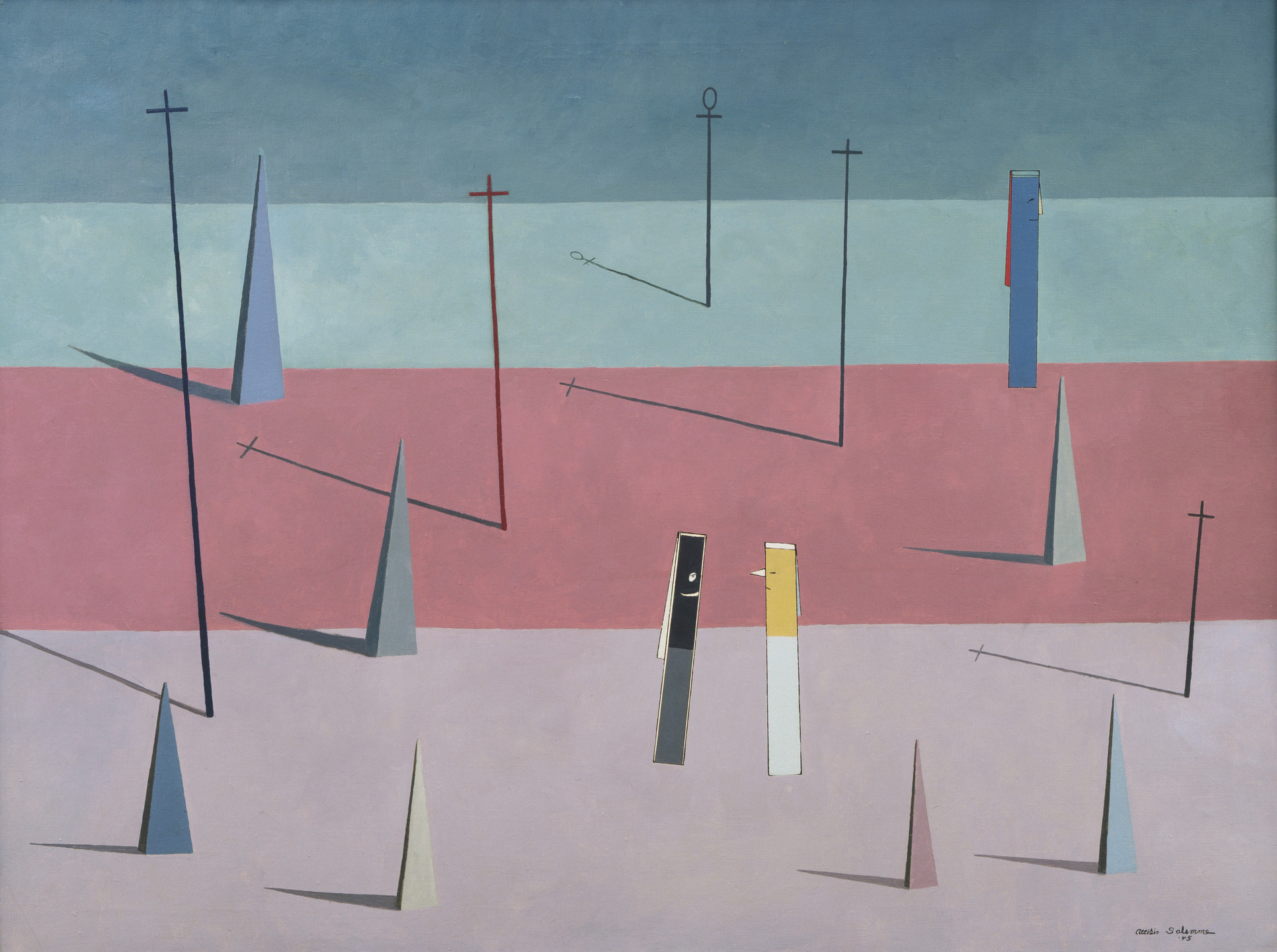 Attilio Salemme. Astronomical Experiment. 1945
