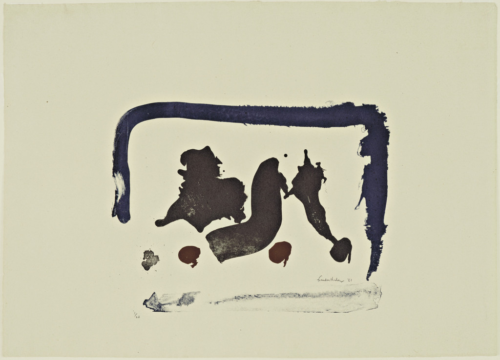 Brown Moons by Helen Frankenthaler