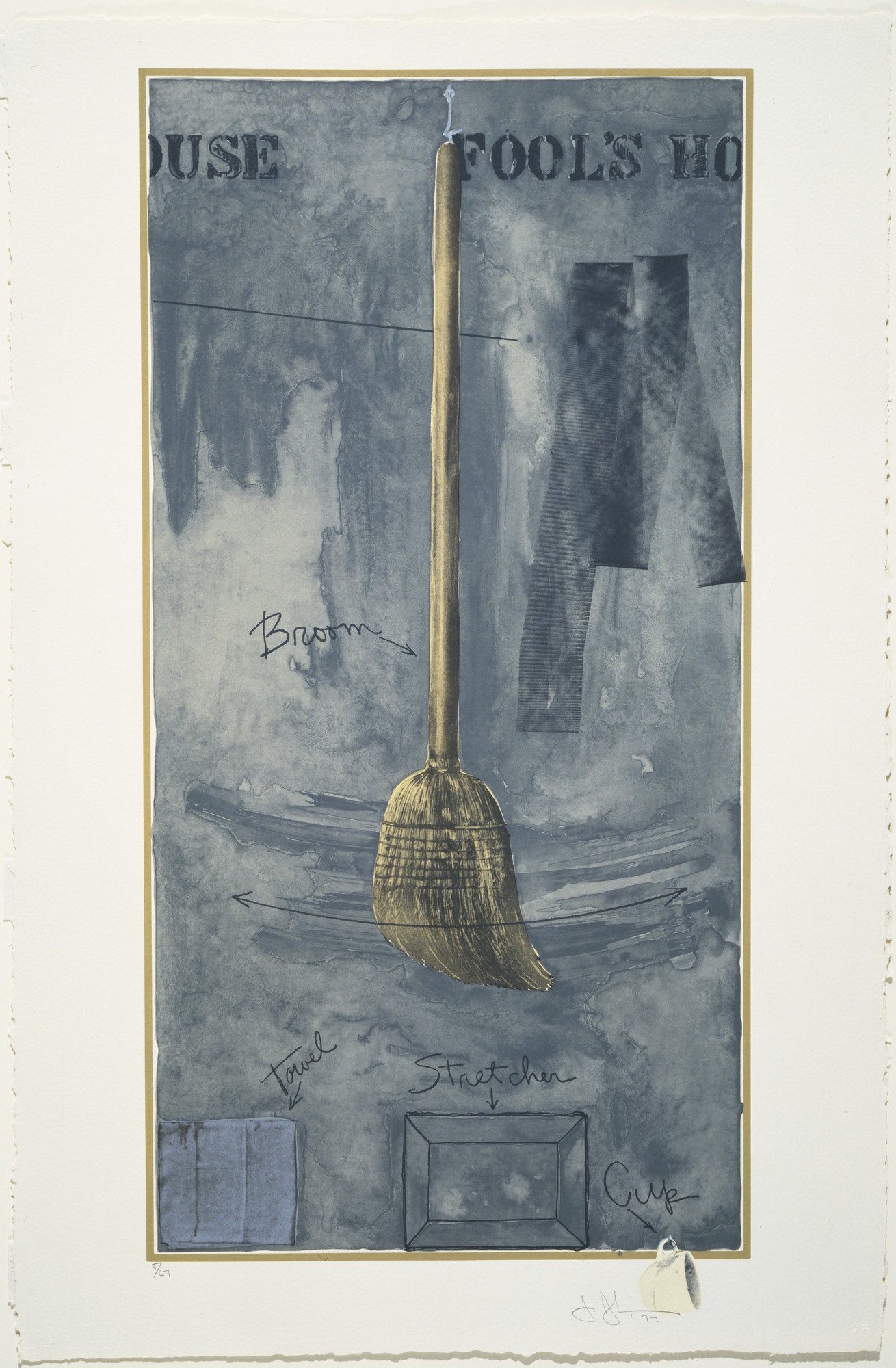 Jasper Johns. Fool's House. 1972 | MoMA