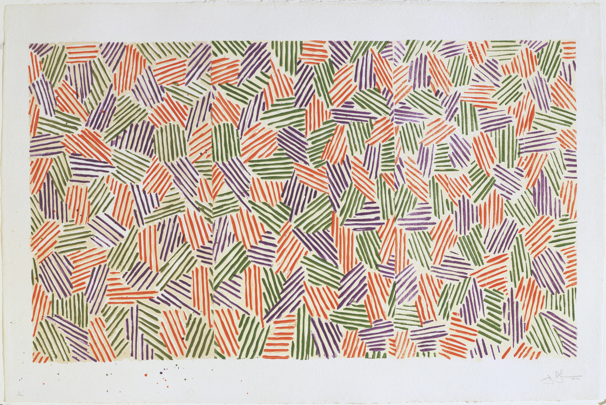 Jasper Johns. Scent. 1975-76