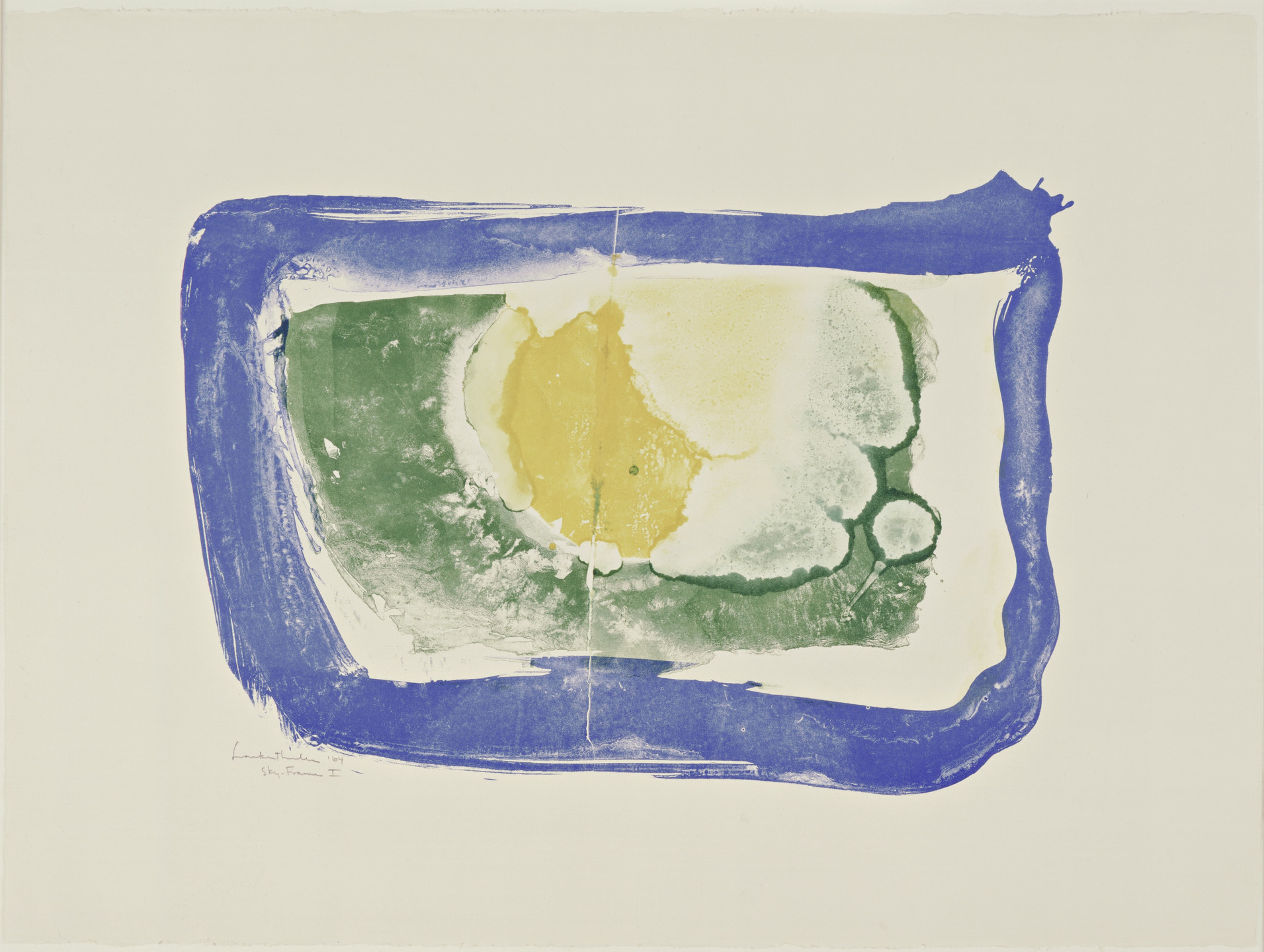 Helen Frankenthaler. Sky Frame. 1964