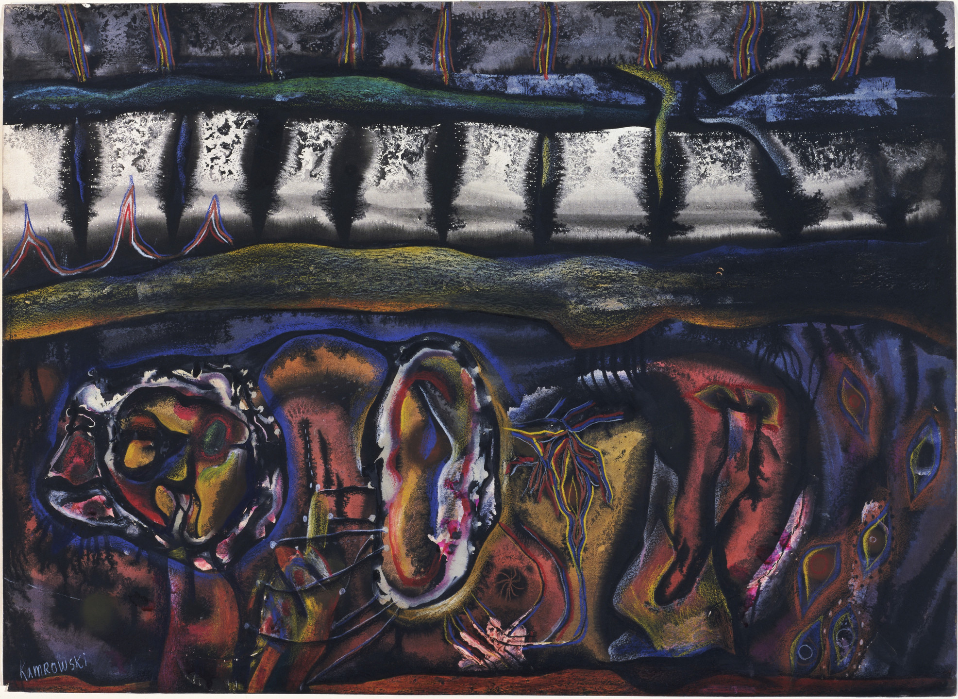 Gerome Kamrowski. River Flow and Troll. (1943-44)