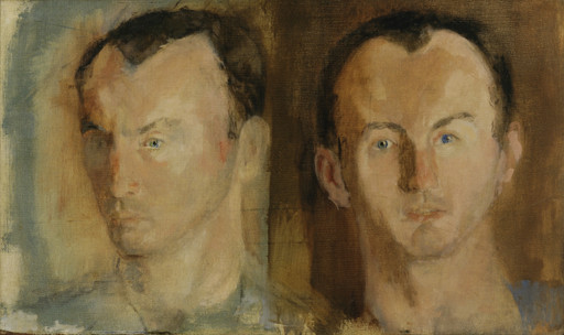 Larry Rivers. Double Portrait of Frank O'Hara. 1955