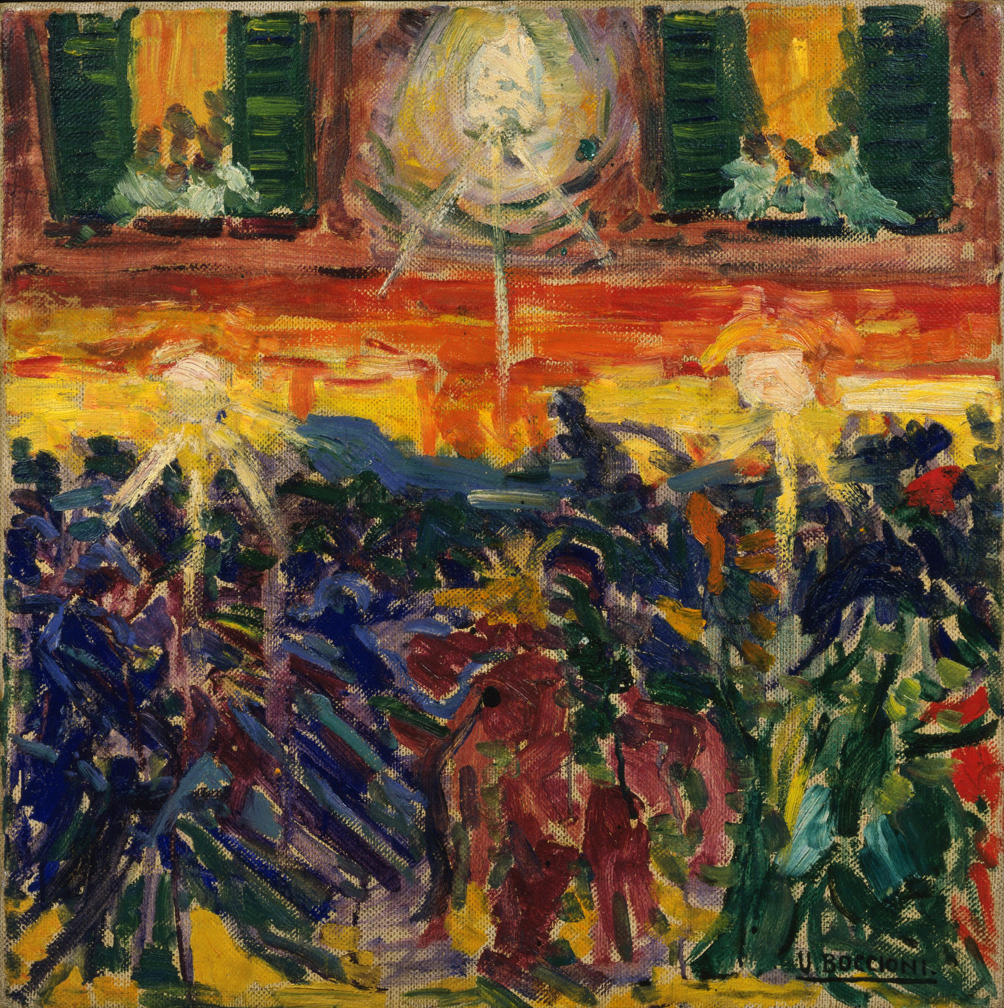 Umberto Boccioni. The Riot. 1911 or after