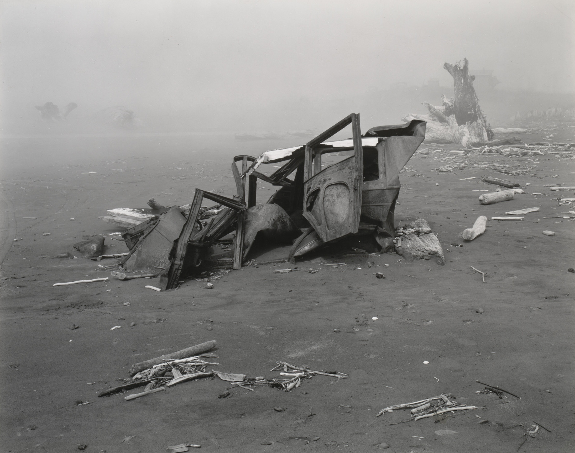 Edward Weston. Wrecked Car, Crescent Beach. 1939