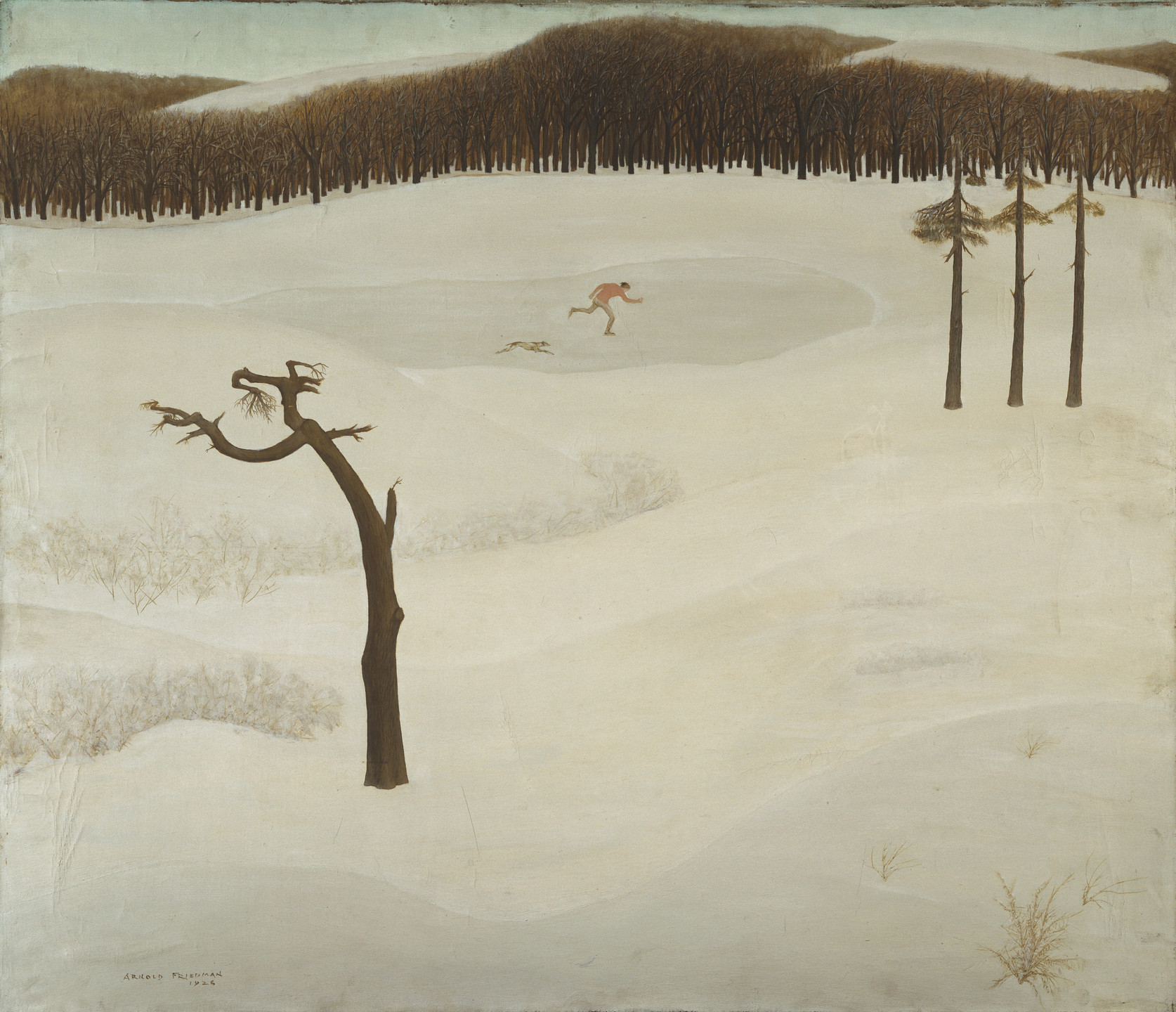 Arnold Friedman. Snowscape. 1926