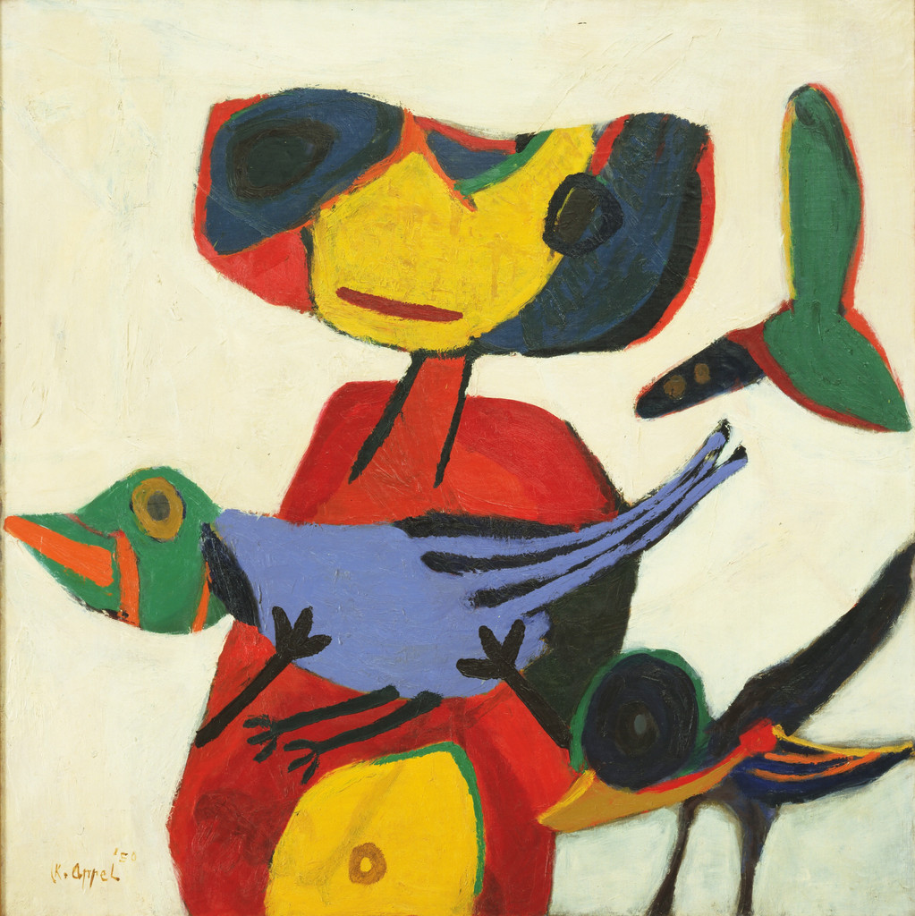Child with Birds, Karel Appel, 1950