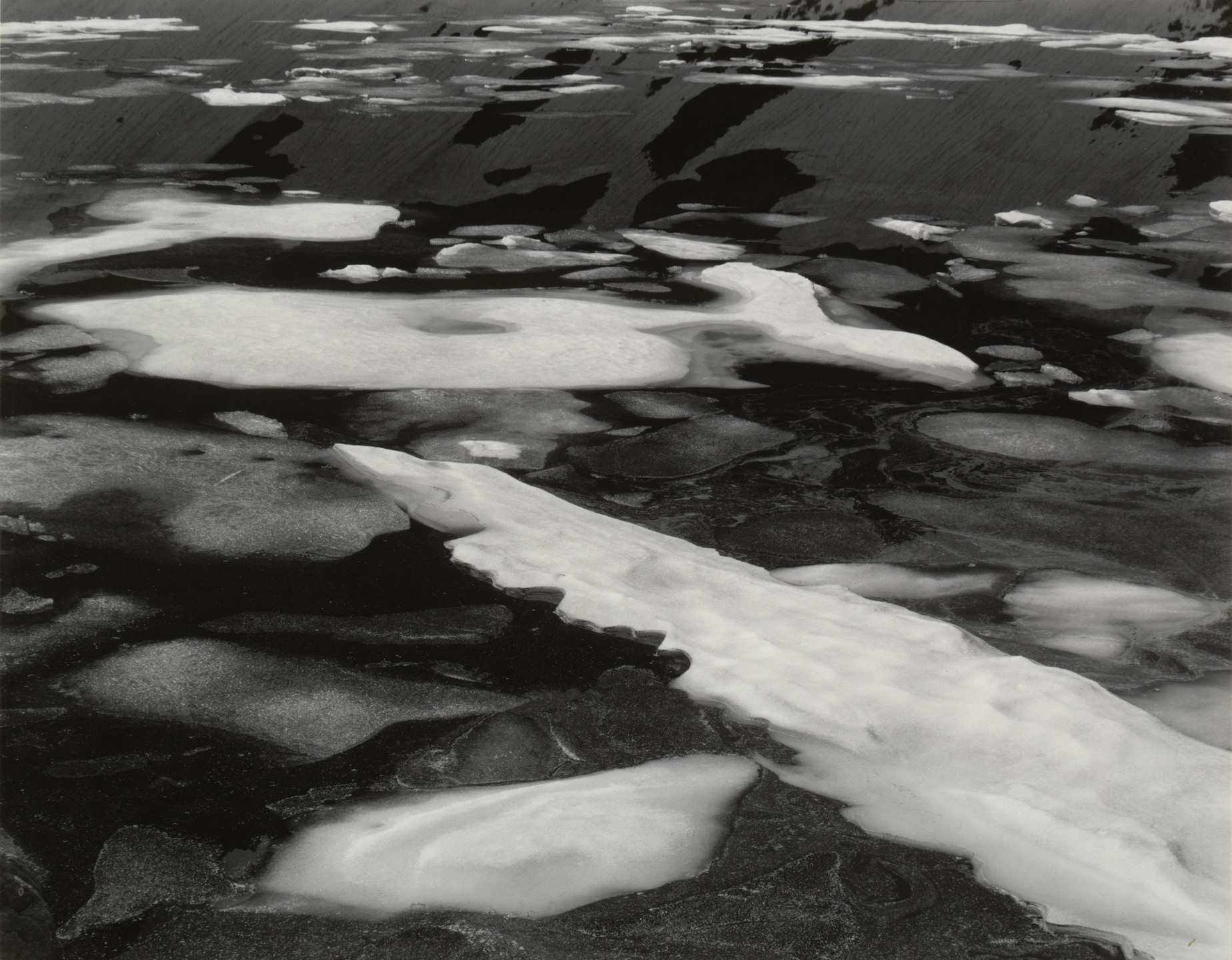 Edward Weston. Iceberg Lake, Sierra Nevada. 1937