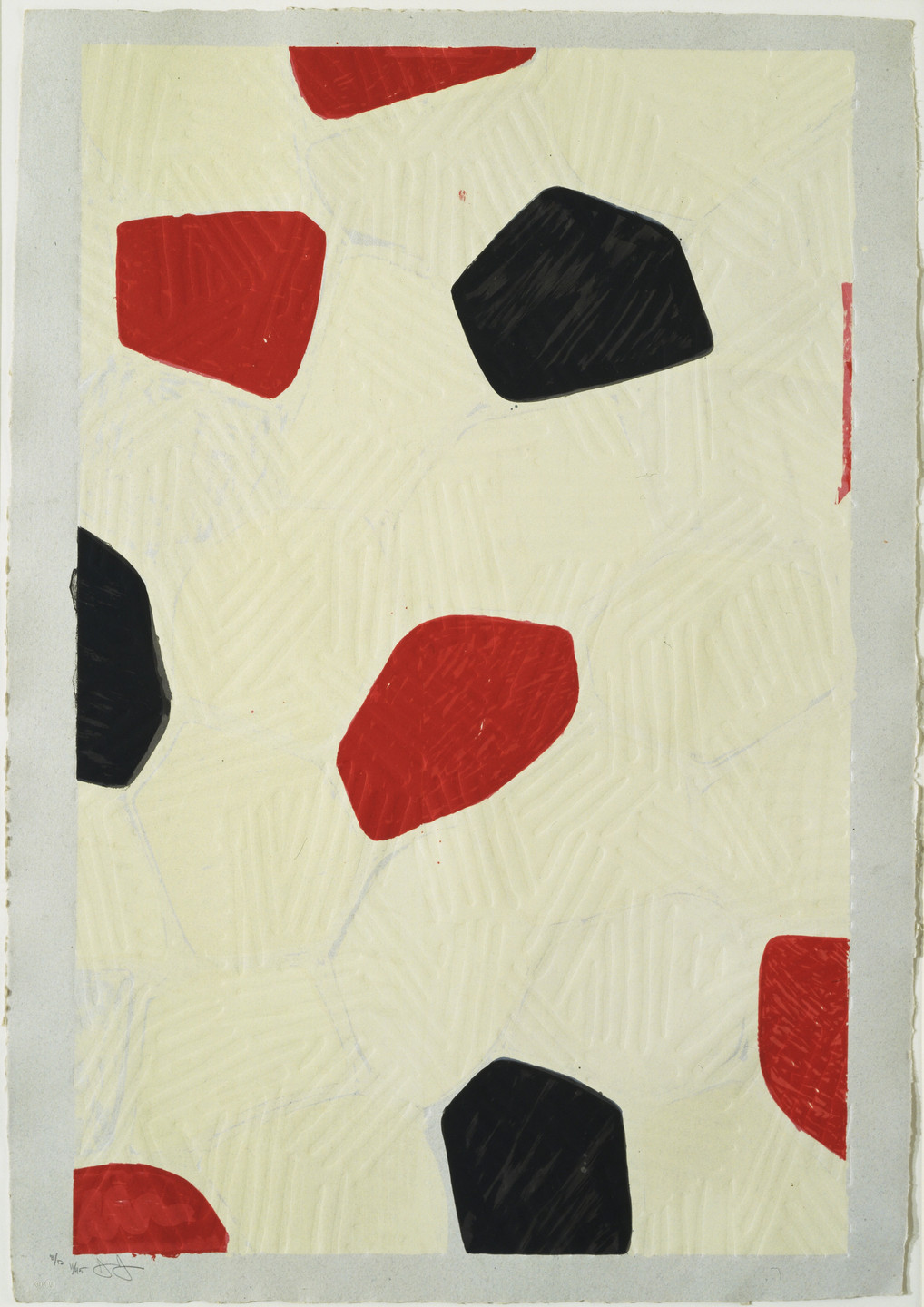 Jasper Johns. Four Panels from Untitled 1972. 1973–74, published 1974